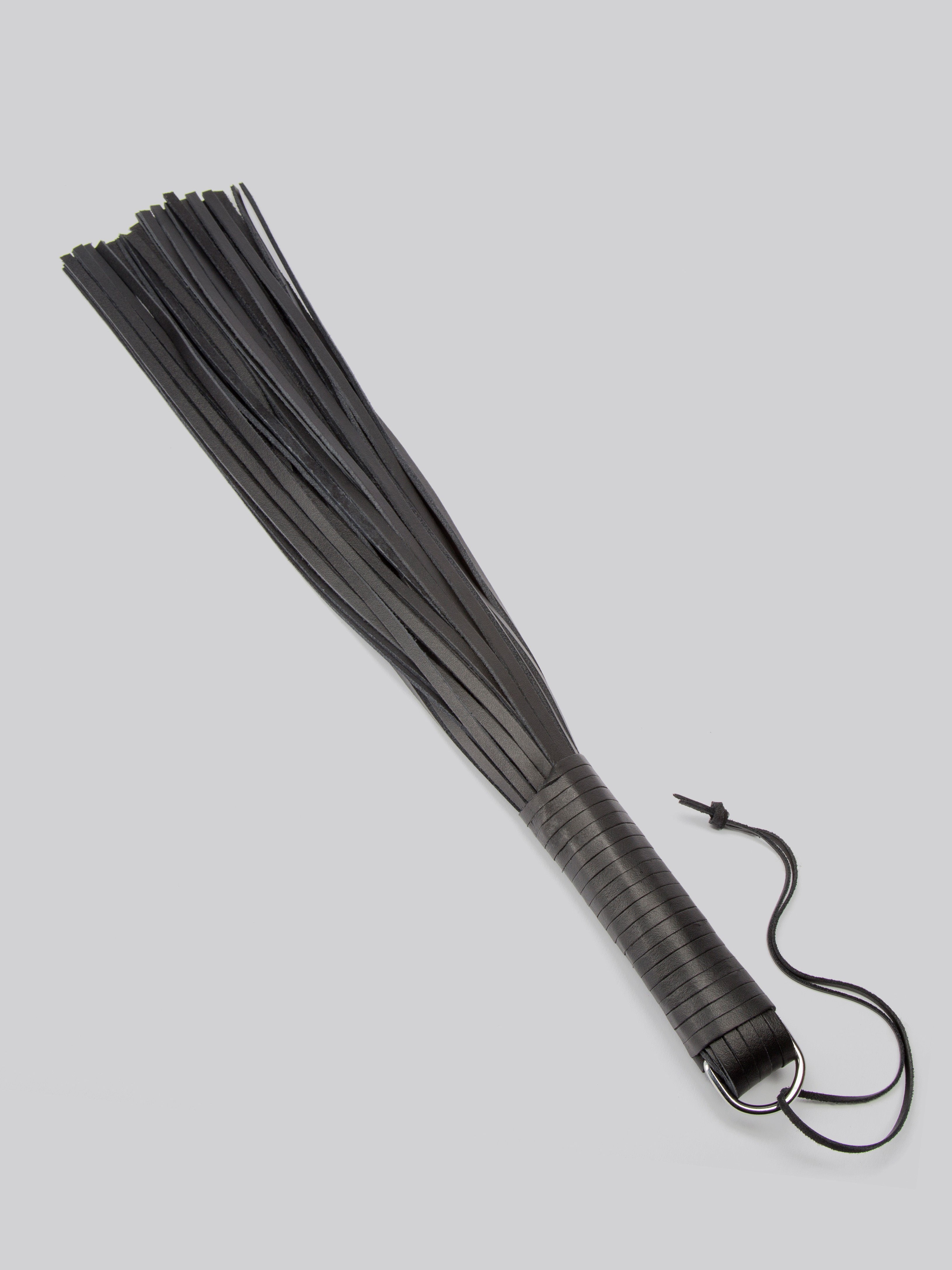 DOMINIX Deluxe Thick Leather Flogger 20 Inch, Black, hi-res