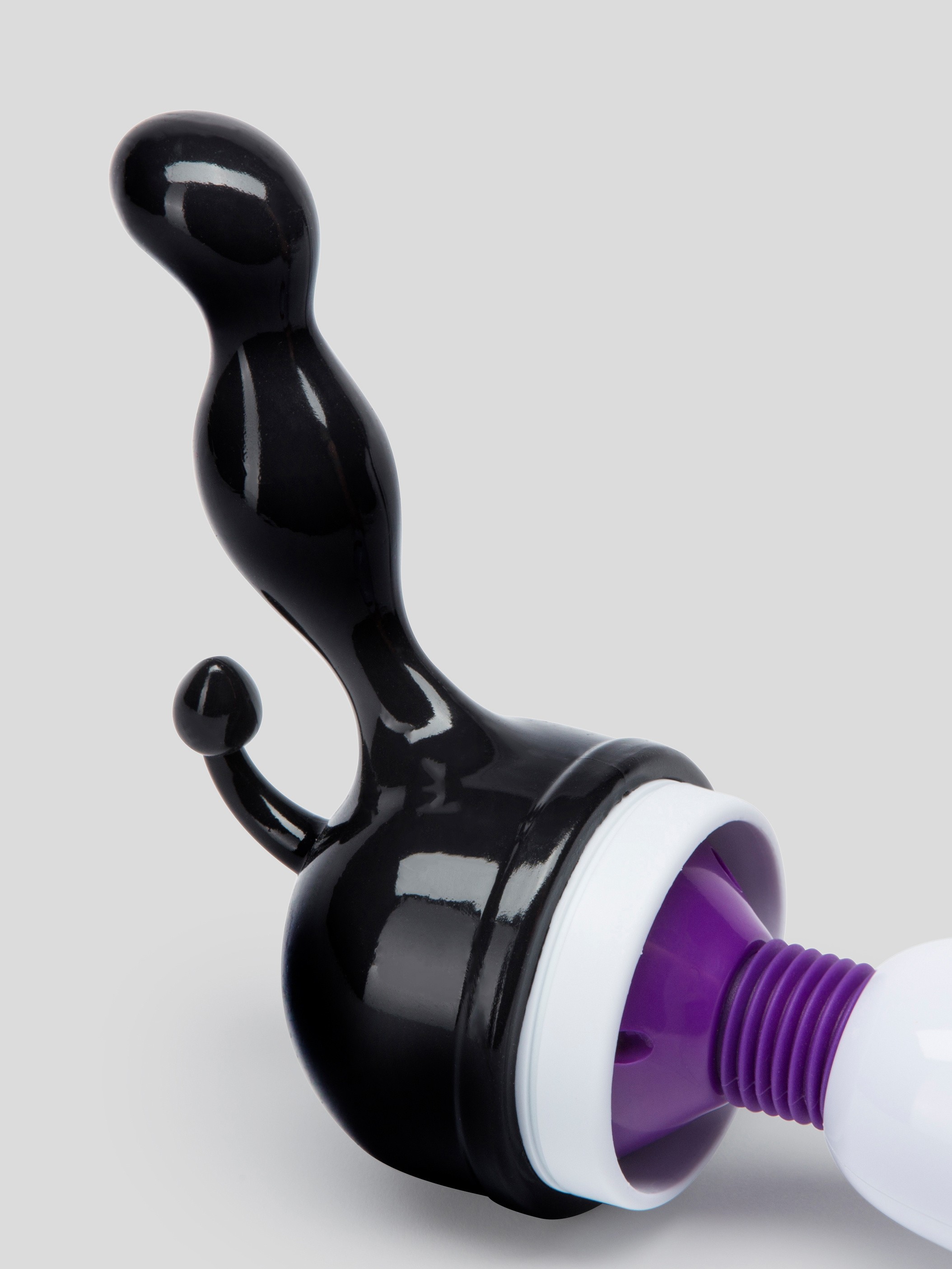 Wand Essentials P-Spot Magic Wand Attachment for Men, Black, hi-res