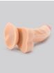 Lifelike Lover Classic Curved Realistic Dildo 8 Inch, Flesh Pink, hi-res