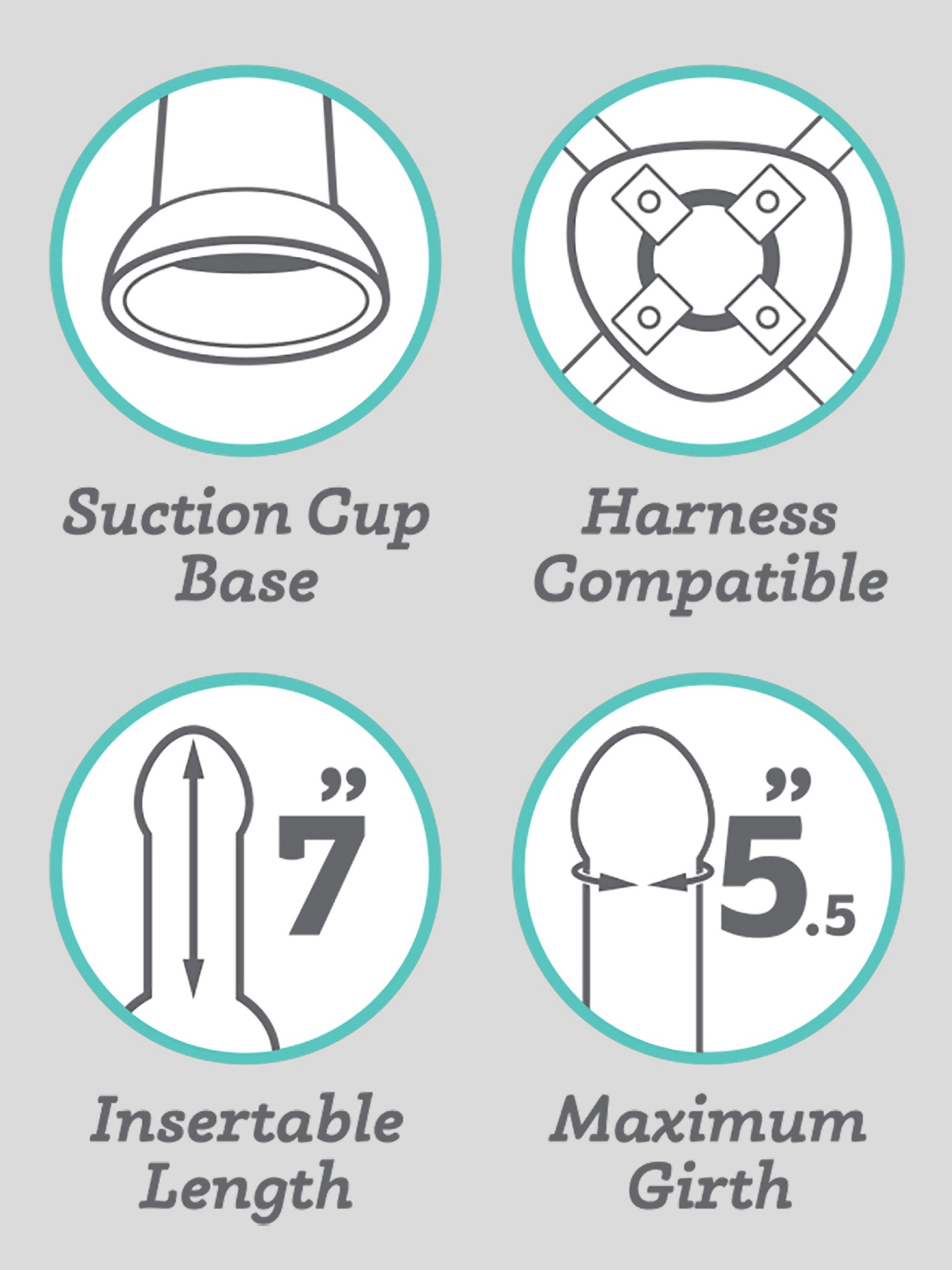 Lifelike Lover Classic Curved Realistic Dildo 8 Inch, Flesh Pink, hi-res