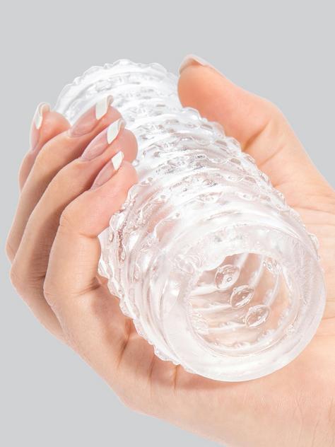 Lovehoney Ultimate Nodules Reversible Double Stroker, Clear, hi-res