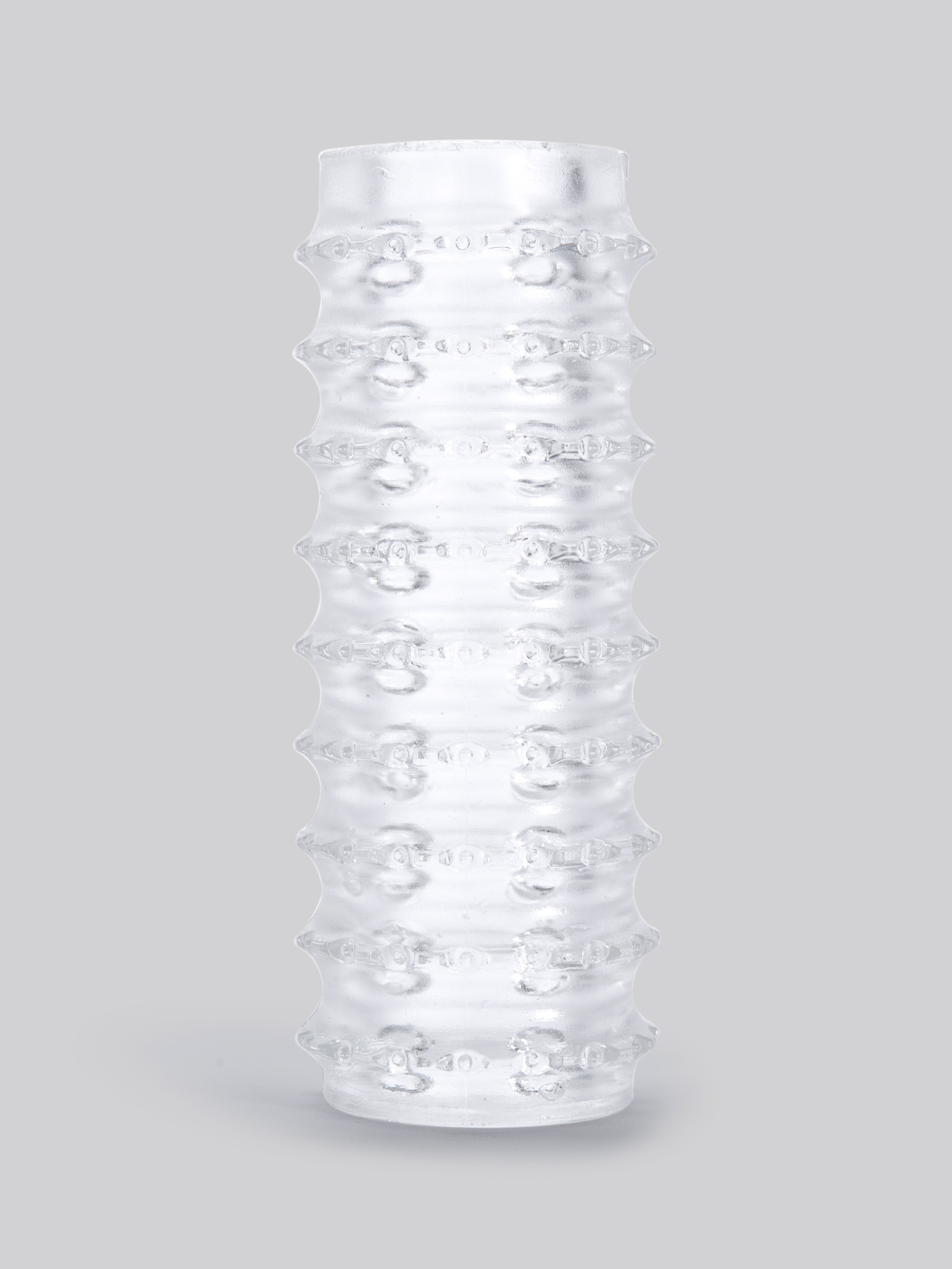 Lovehoney Ultimate Nodules Reversible Double Stroker, Clear, hi-res