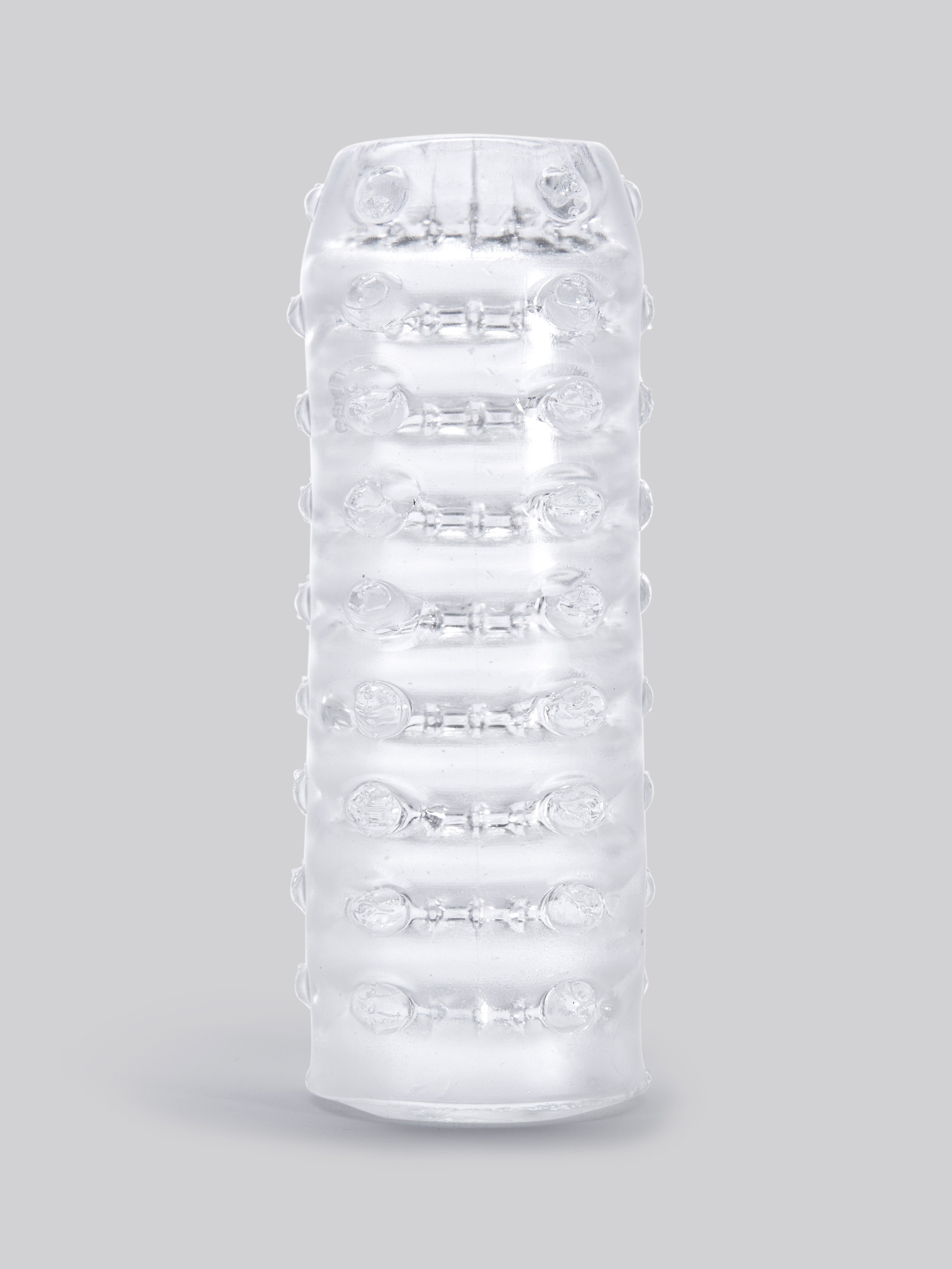 Lovehoney Ultimate Nodules Reversible Double Stroker, Clear, hi-res