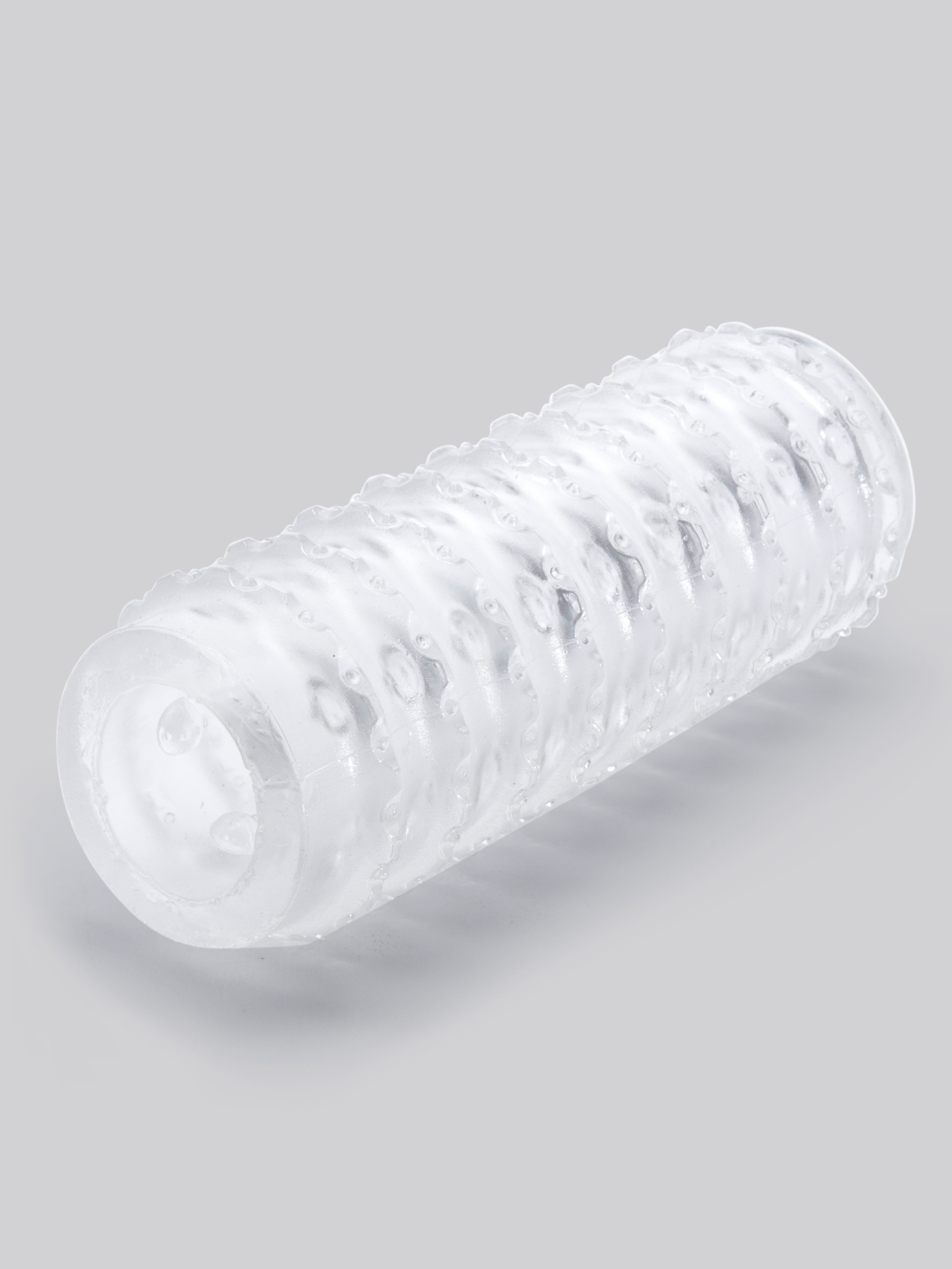 Lovehoney Ultimate Nodules Reversible Double Stroker, Clear, hi-res