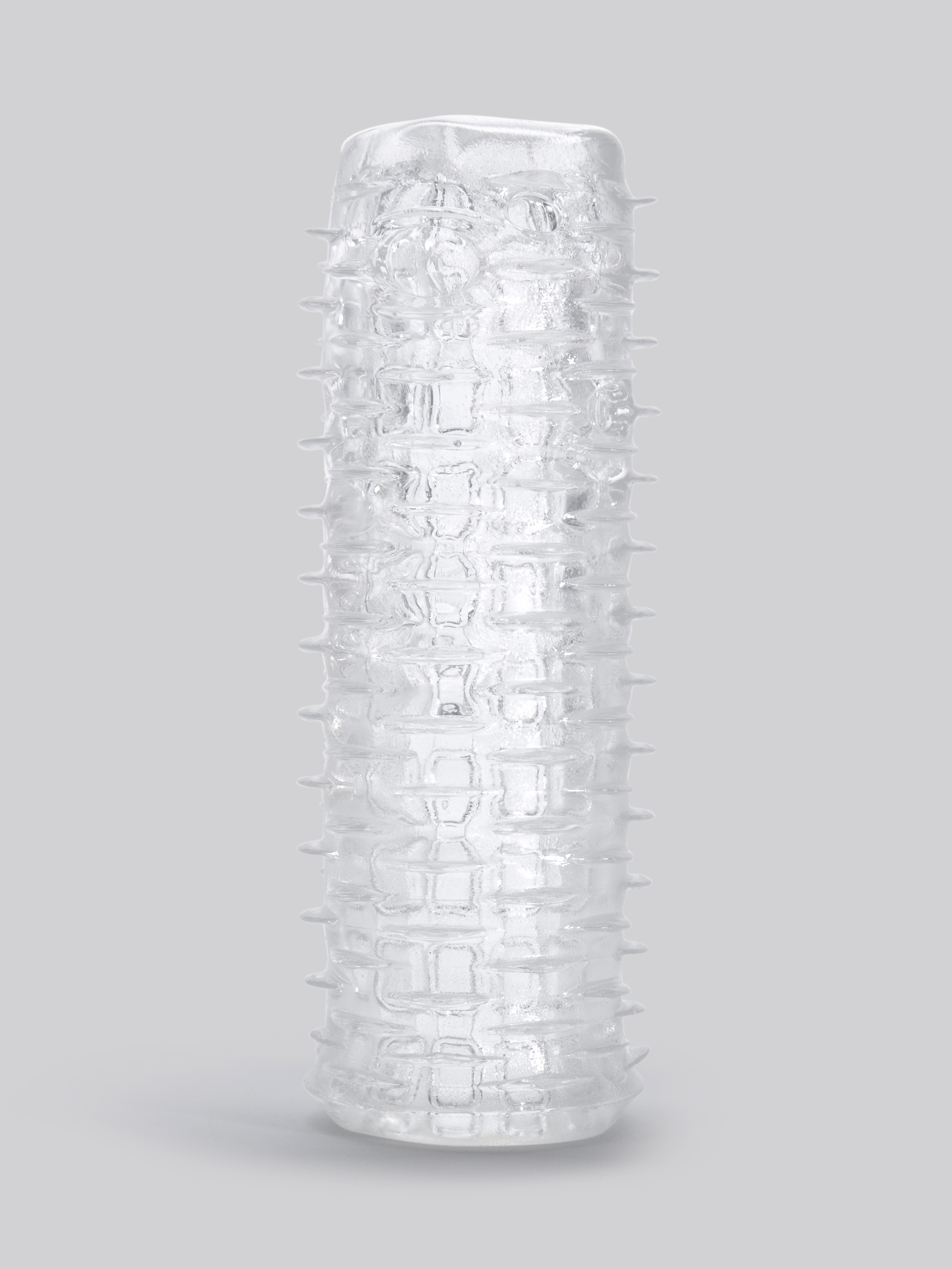 Lovehoney Extreme Ridges Reversible Double Stroker, Clear, hi-res