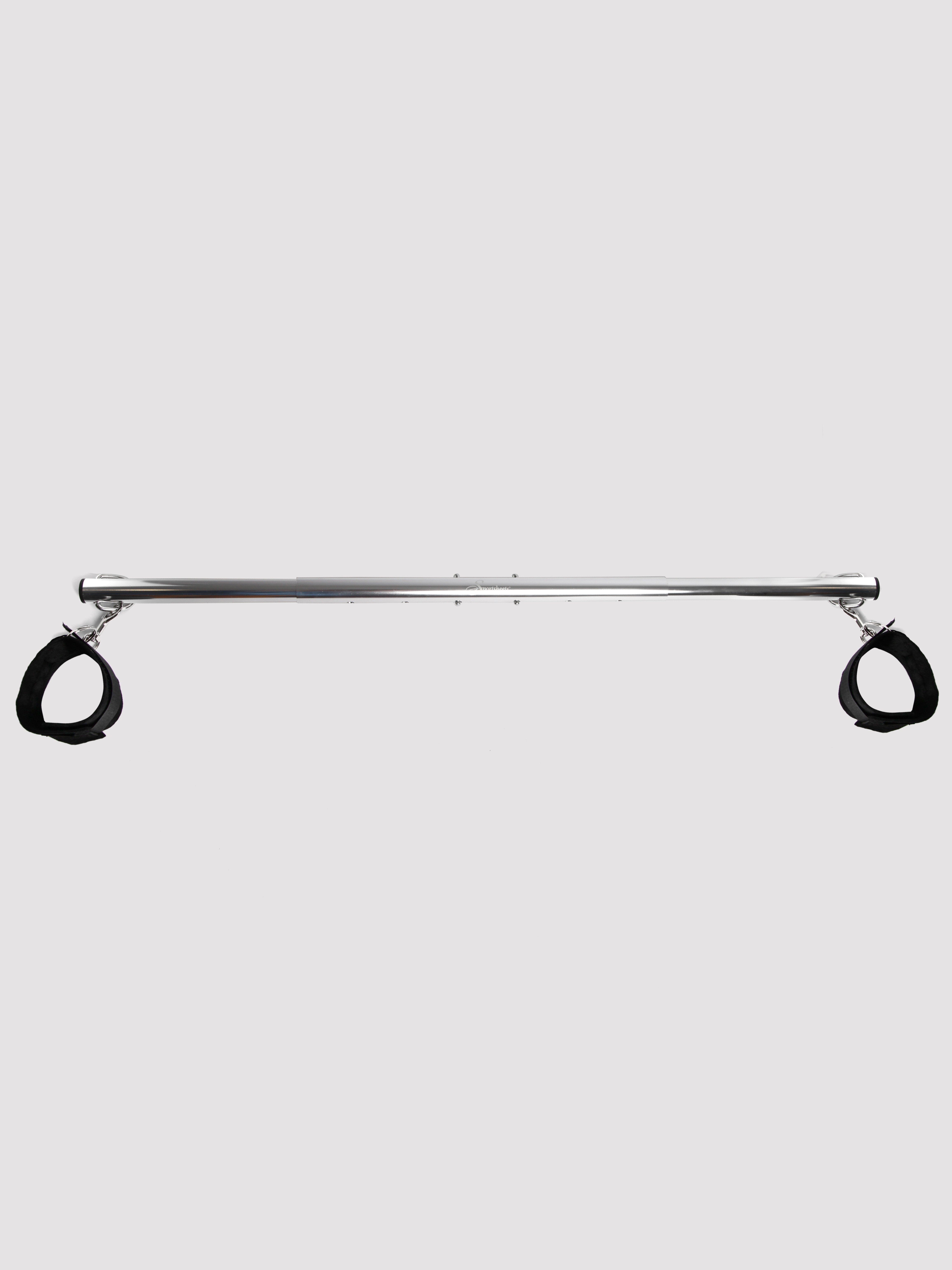 Sportsheets Expandable Spreader Bar and Cuffs, Black, hi-res