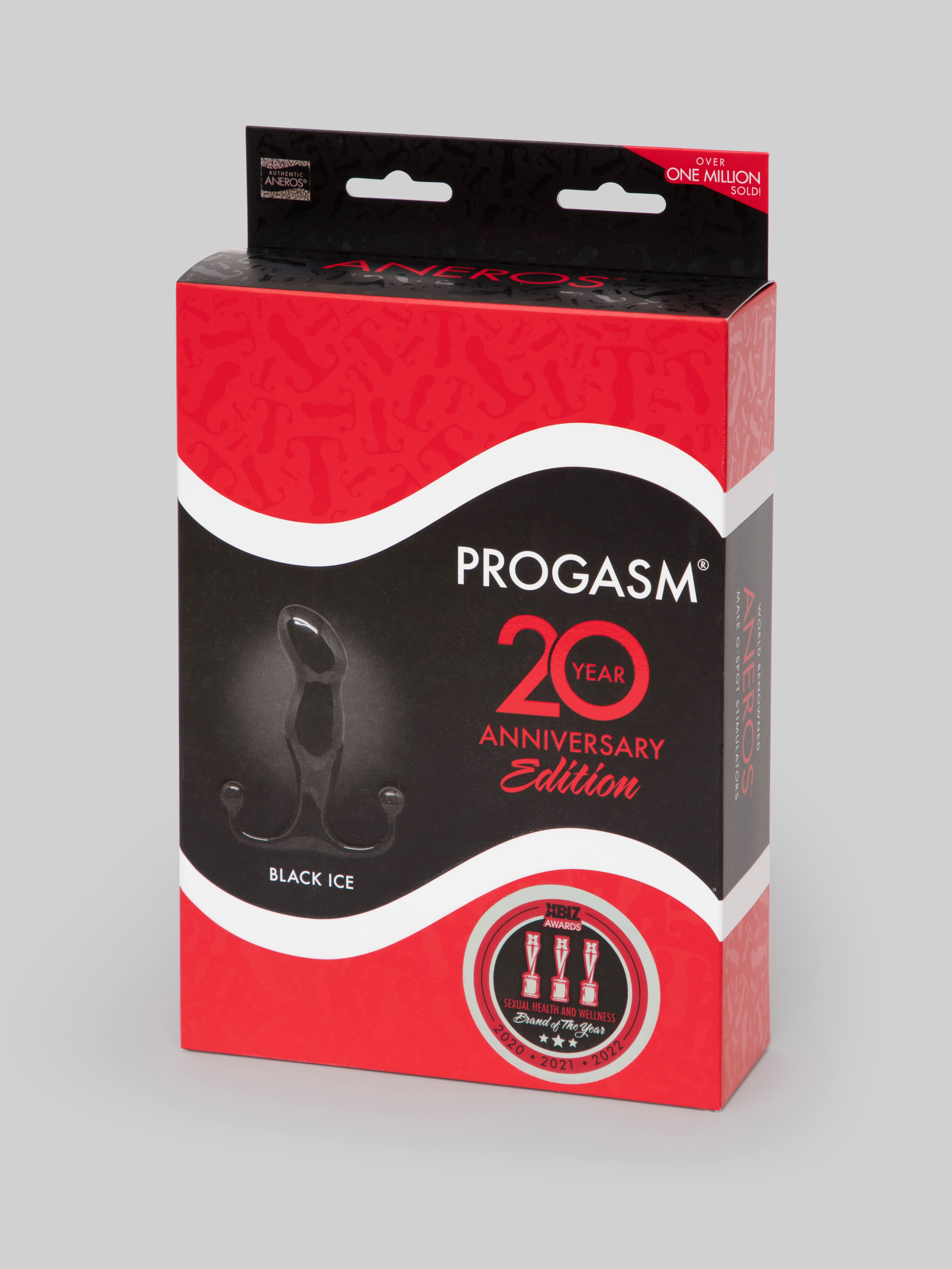 Aneros Progasm Ice Prostate Massager, Black, hi-res