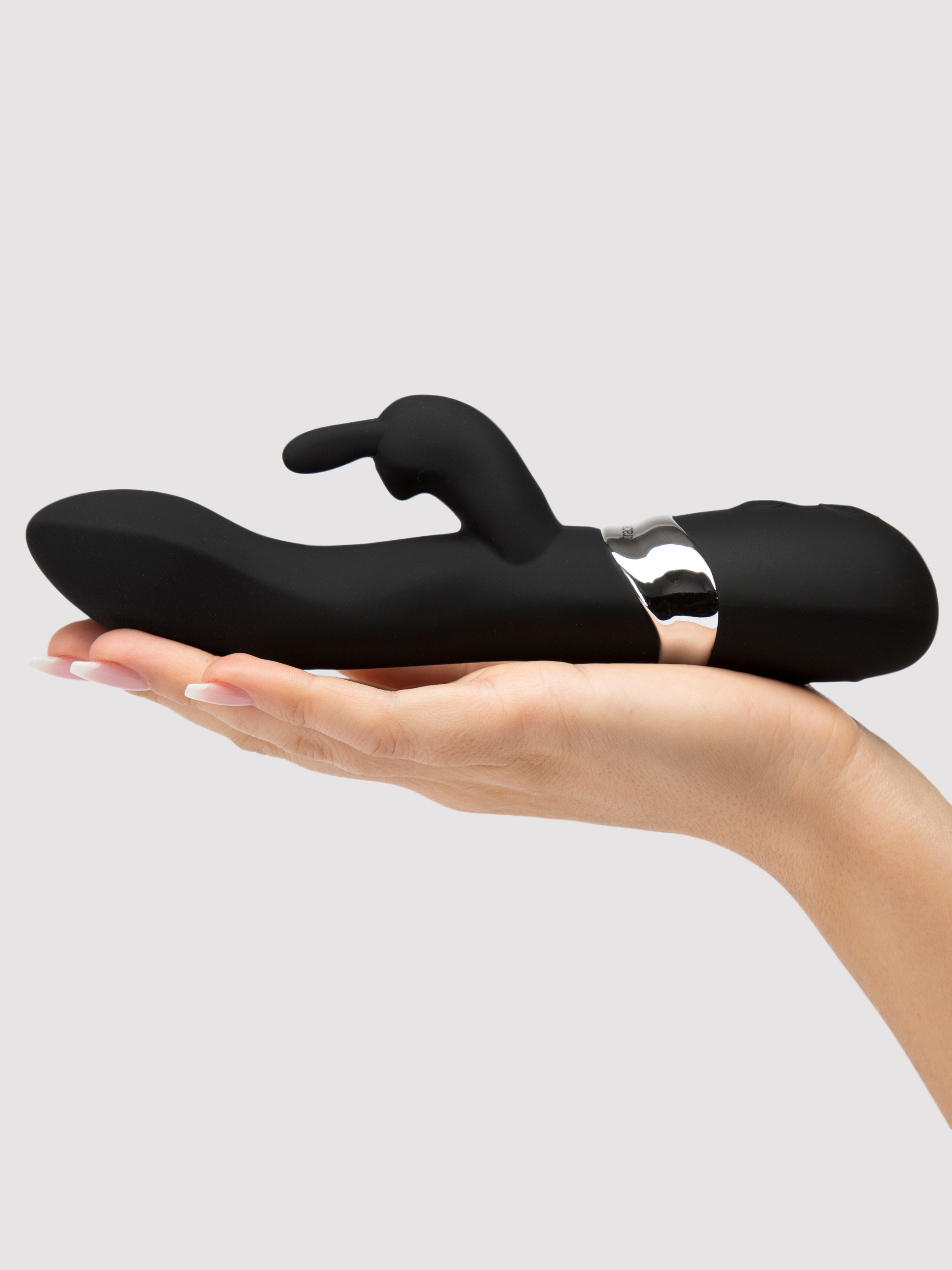 Tracey Cox Supersex Rechargeable Rabbit Vibrator, Black, hi-res