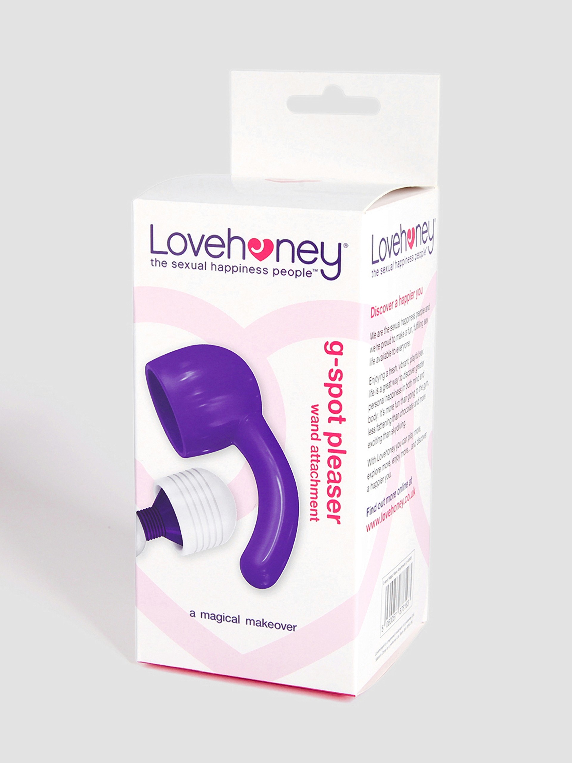 Lovehoney G-Spot Pleaser Massage Wand Attachment, Purple, hi-res
