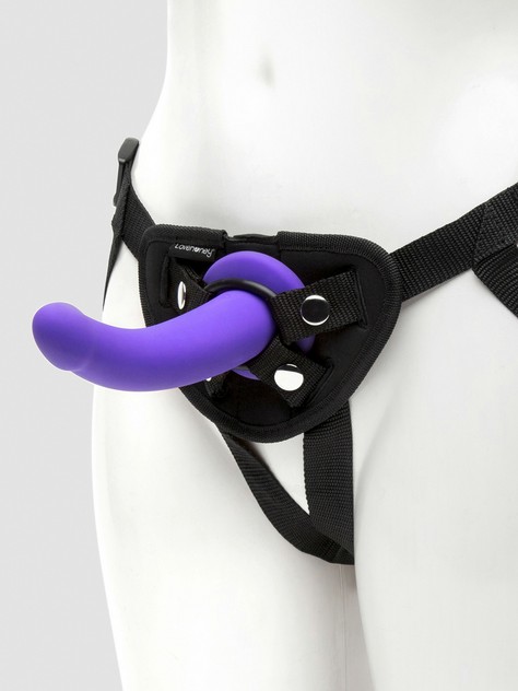 Lovehoney Advanced Unisex Strap-On Harness Kit with 7 Inch G-Spot Dildo -  Lovehoney