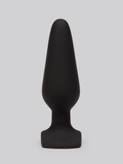 Plug anal noir de taille moyenne classique par Lovehoney, Noir, hi-res