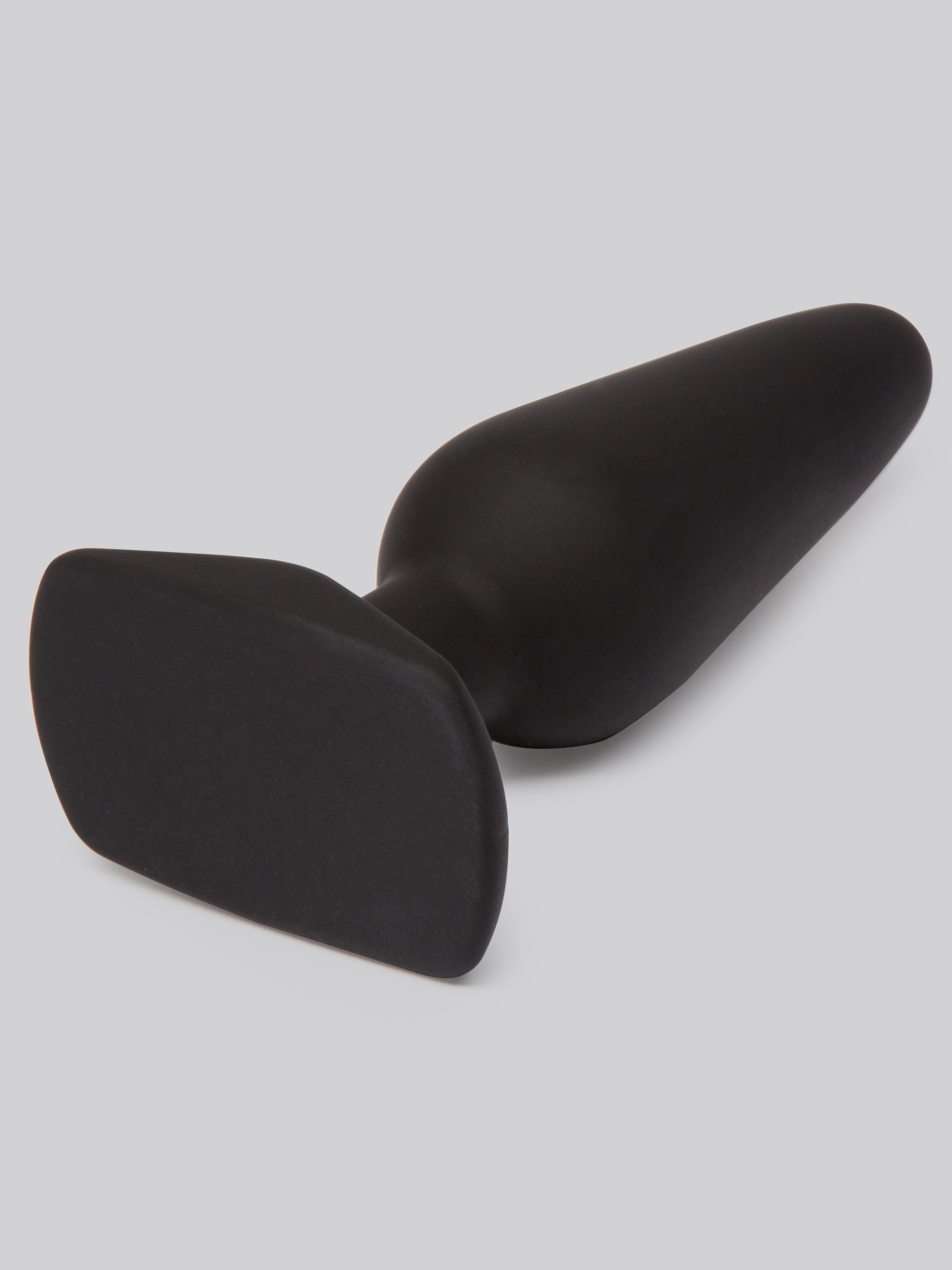 Lovehoney Classic Silicone Medium Butt Plug, Black, hi-res