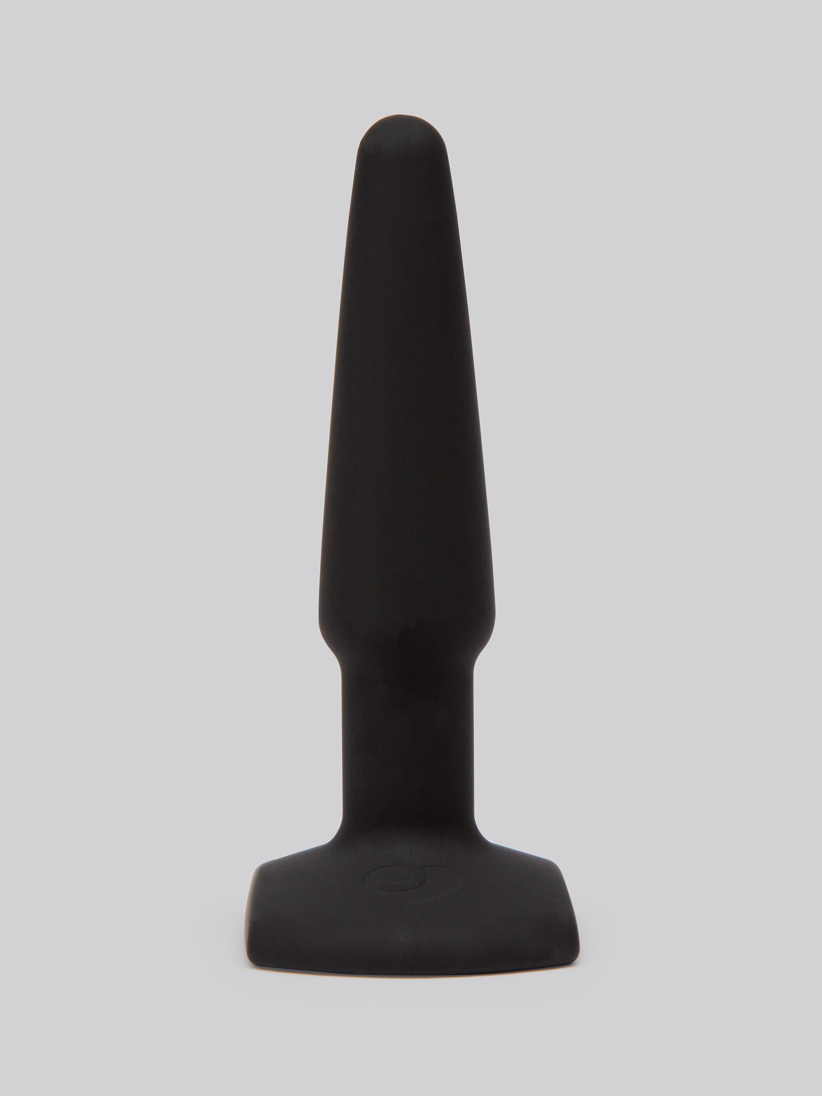 Lovehoney Classic Silicone Beginner's Butt Plug, Black, hi-res