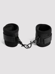 Bondage Boutique Soft Handcuffs, Black, hi-res
