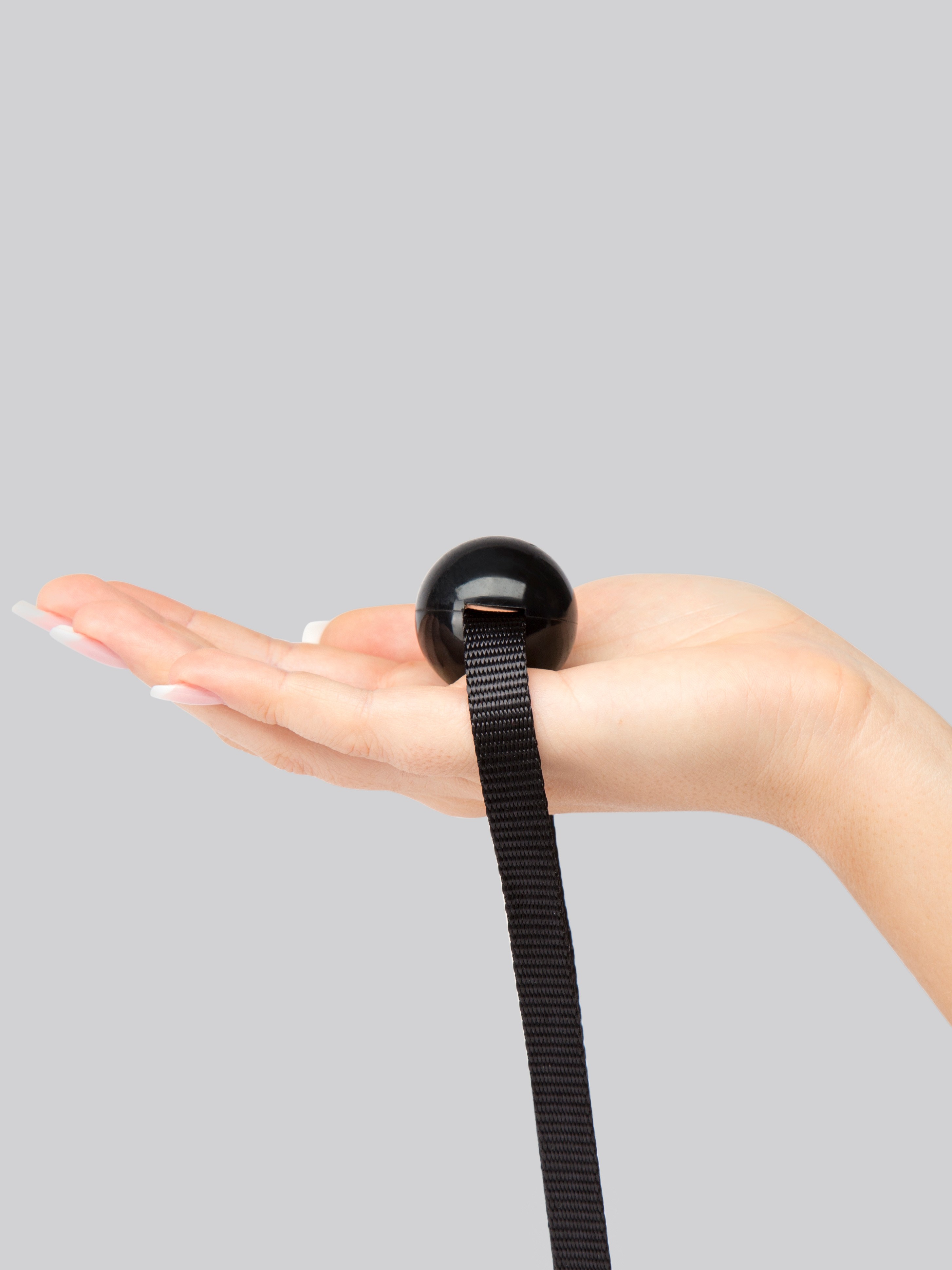 Bondage Boutique Beginners Small Ball Gag, Black, hi-res