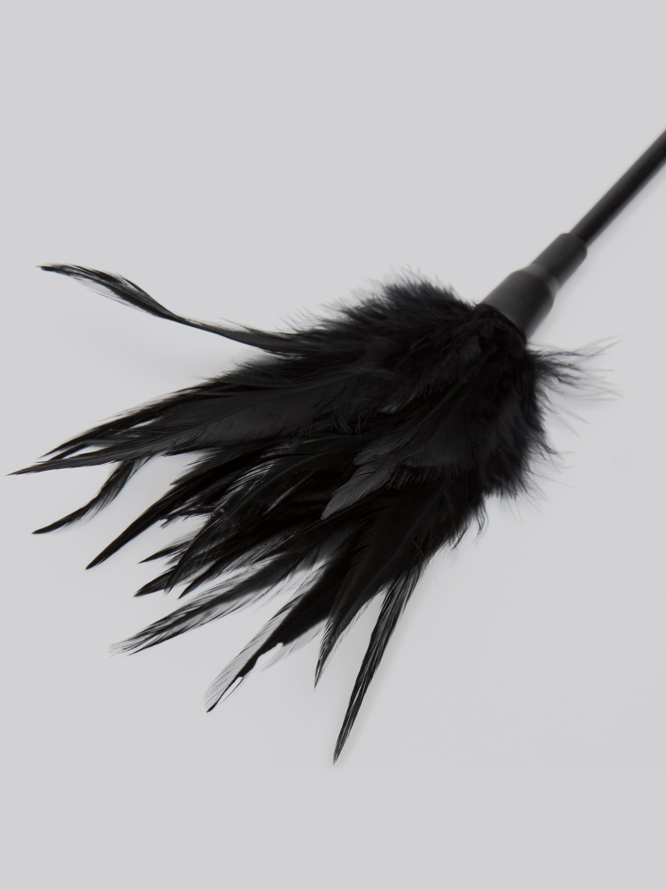 Bondage Boutique Tickled Kink Feather Tickler, Black, hi-res