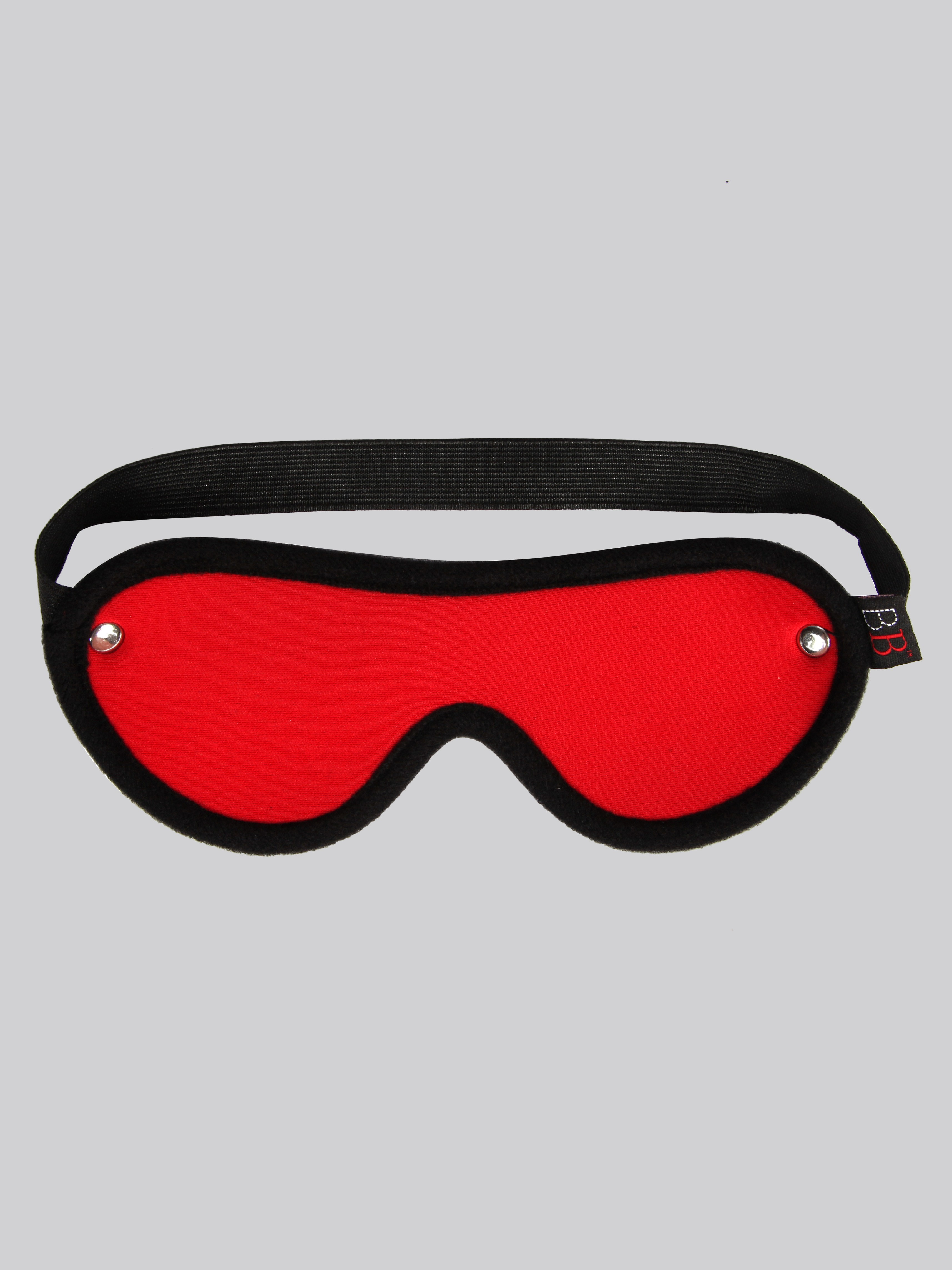 Bondage Boutique Soft Red Blindfold, Red, hi-res