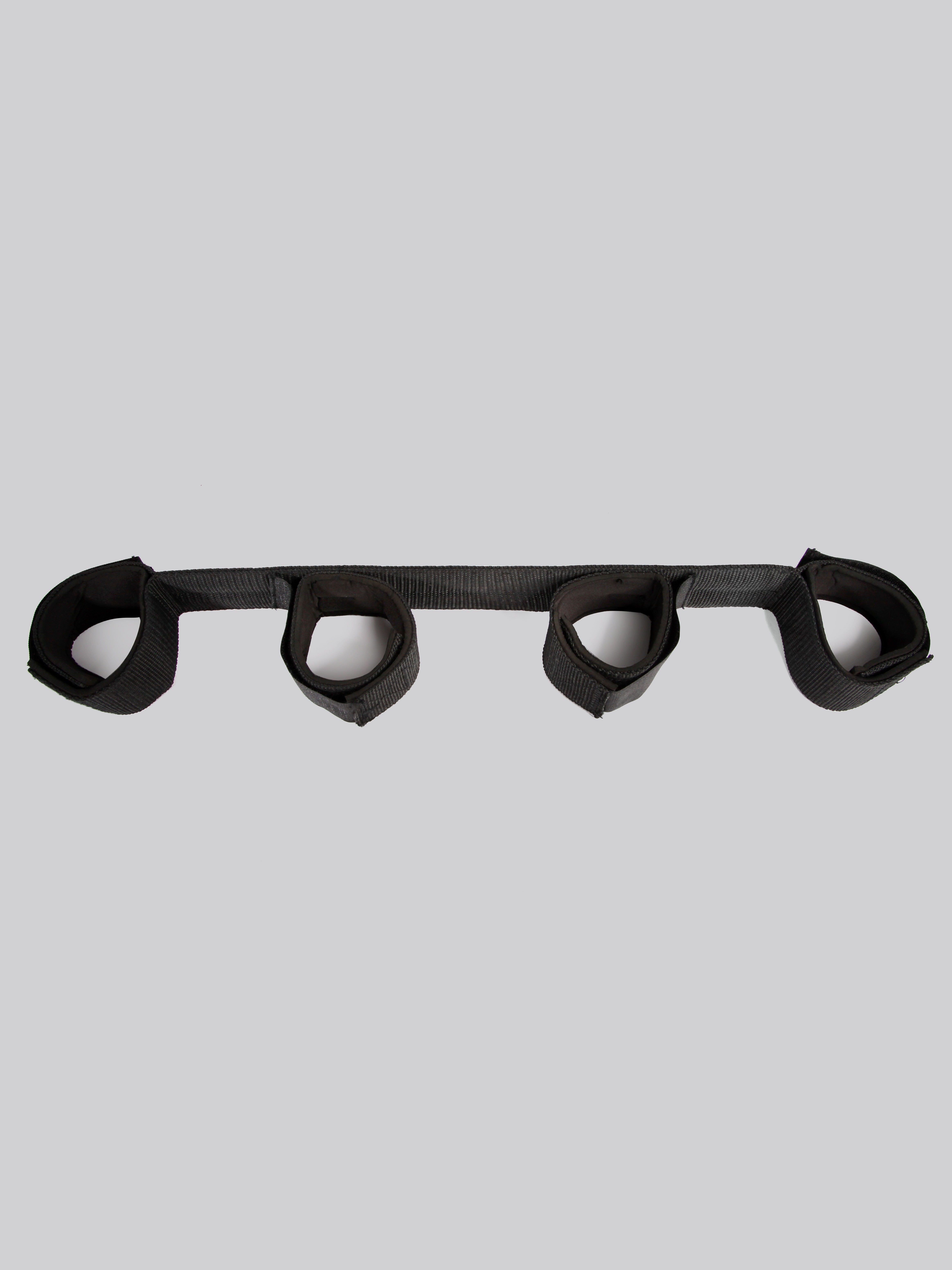 Bondage Boutique 16.5 Inch Wrist and Ankle Spreader Bar, Black, hi-res