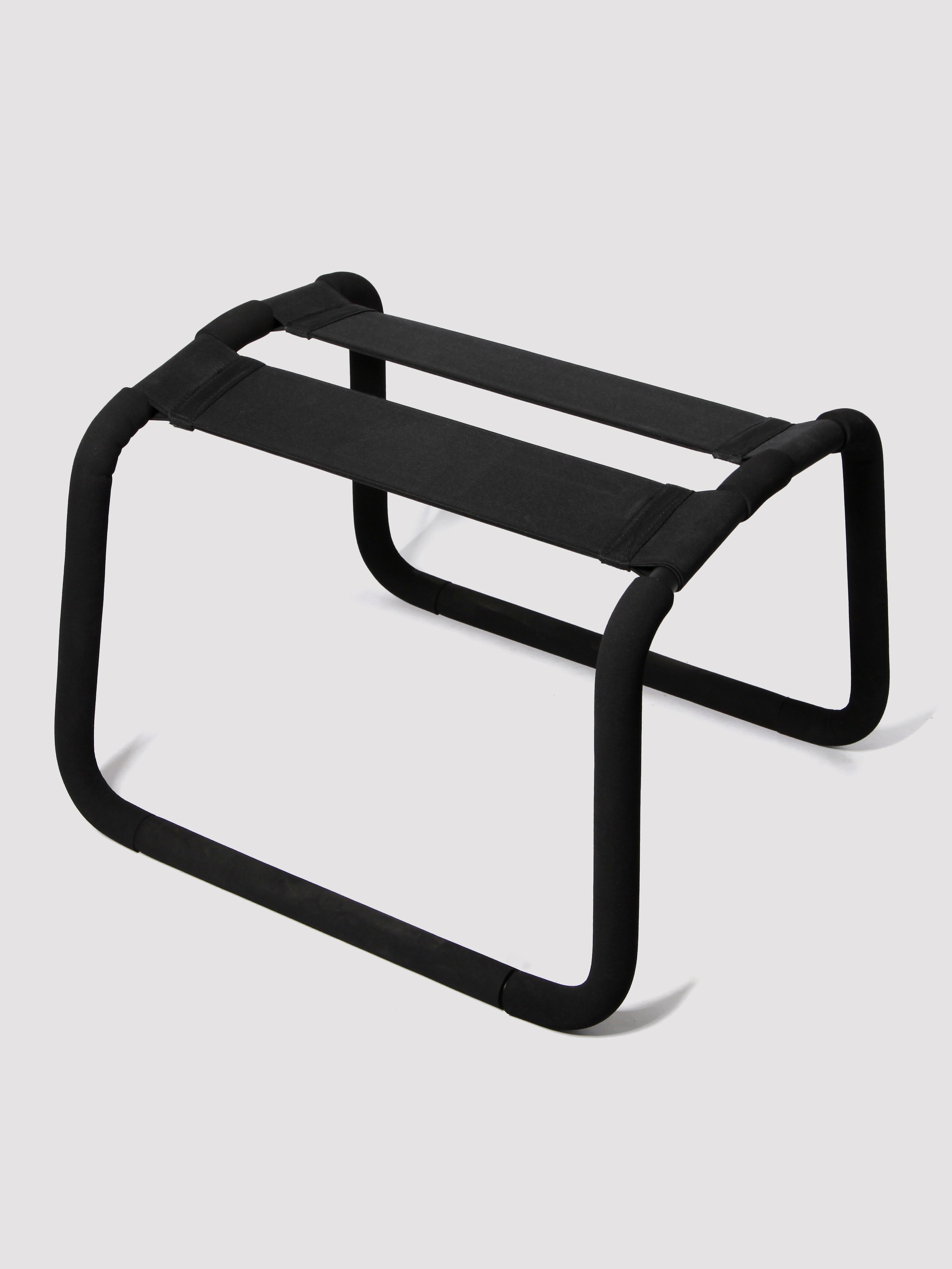 Bondage Boutique Sex Position Enhancer Chair, Black, hi-res