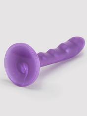 Tantus Charmer Silicone G-Spot and P-Spot Dildo 6 Inch, Purple, hi-res