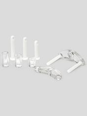 CB-3000 Male Chastity Cage Kit, Clear, hi-res