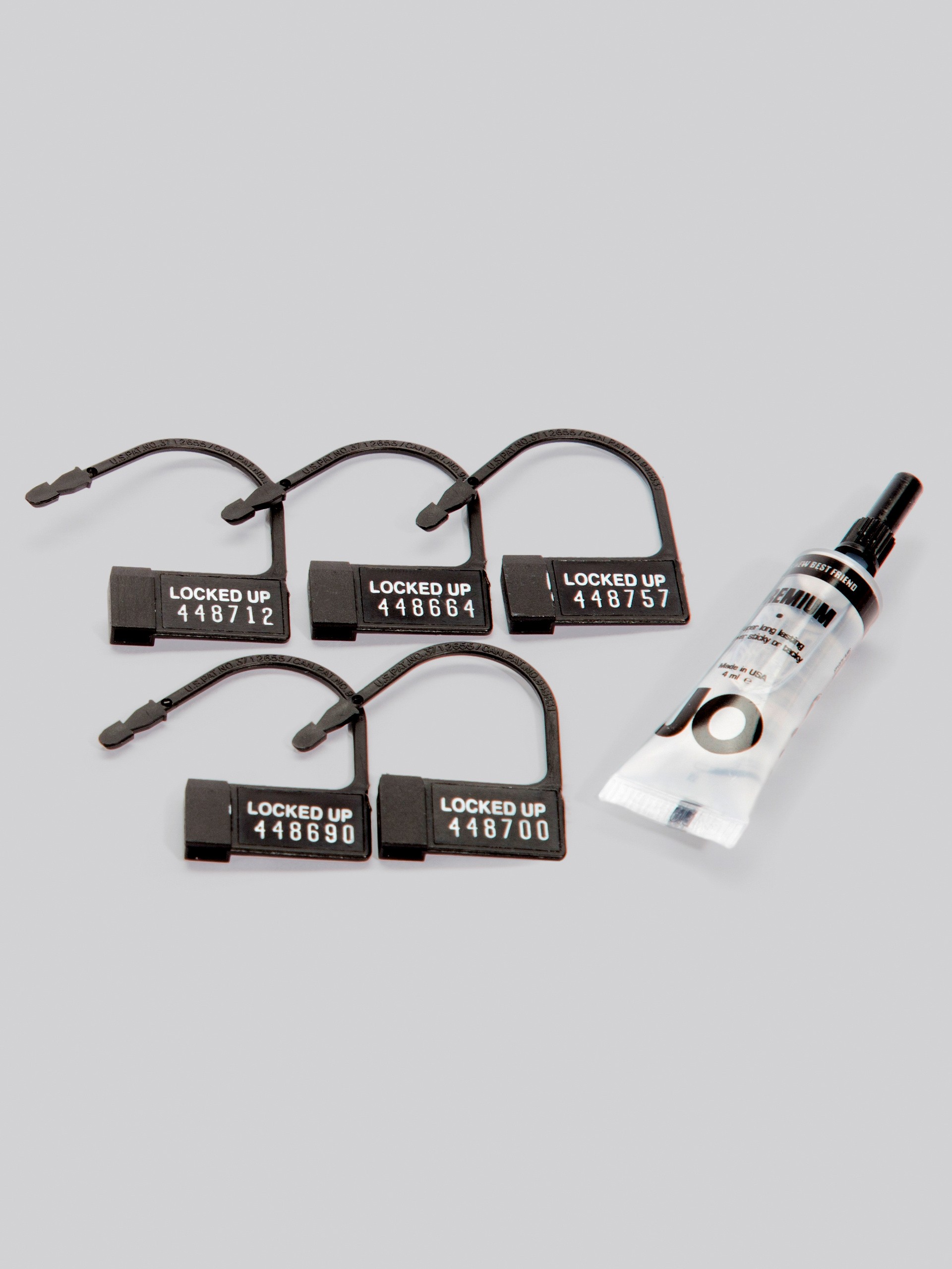 CB-3000 Male Chastity Cage Kit, Clear, hi-res