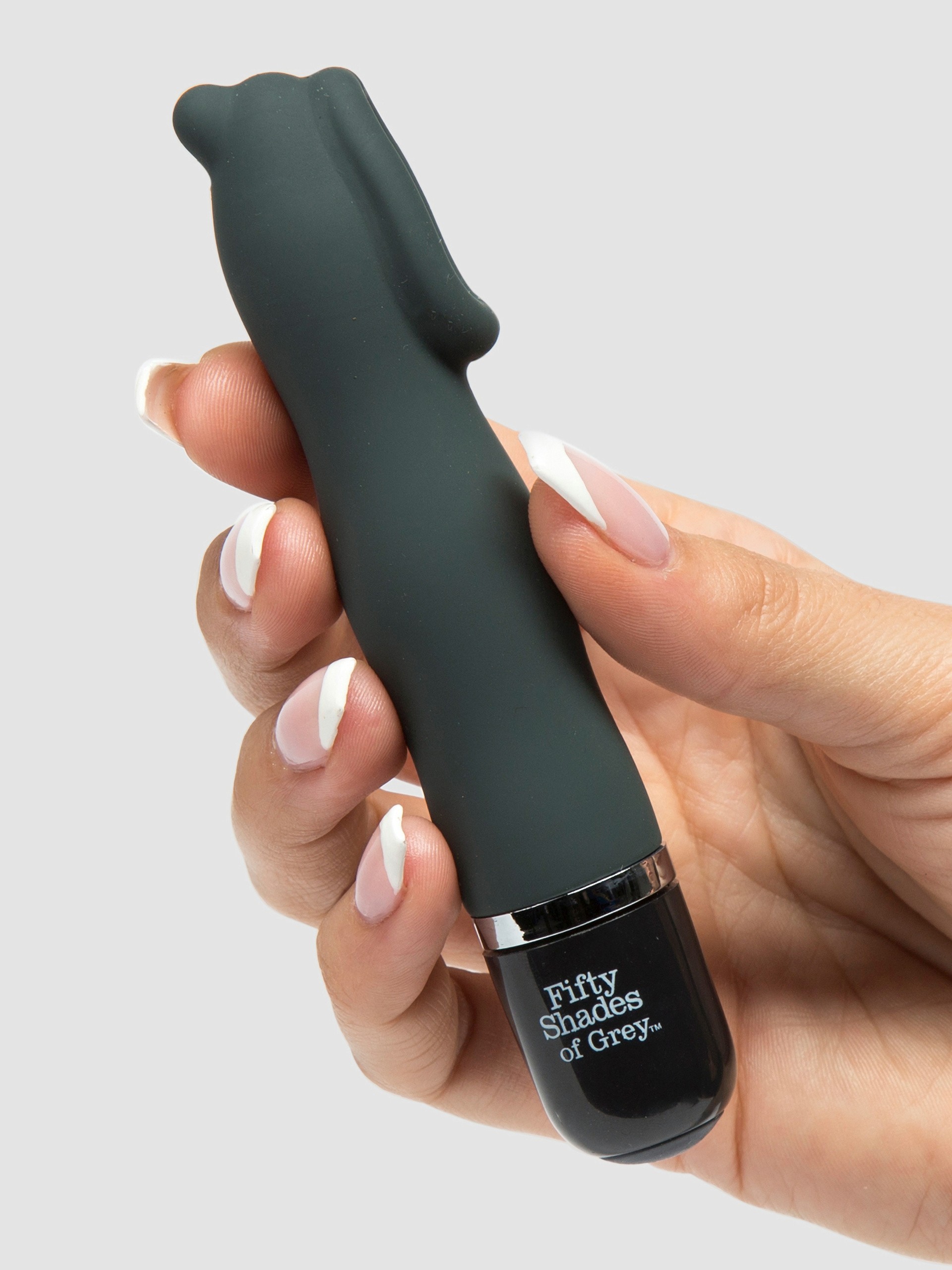 Fifty Shades of Grey Sweet Touch Mini Clitoral Vibrator, Grey, hi-res