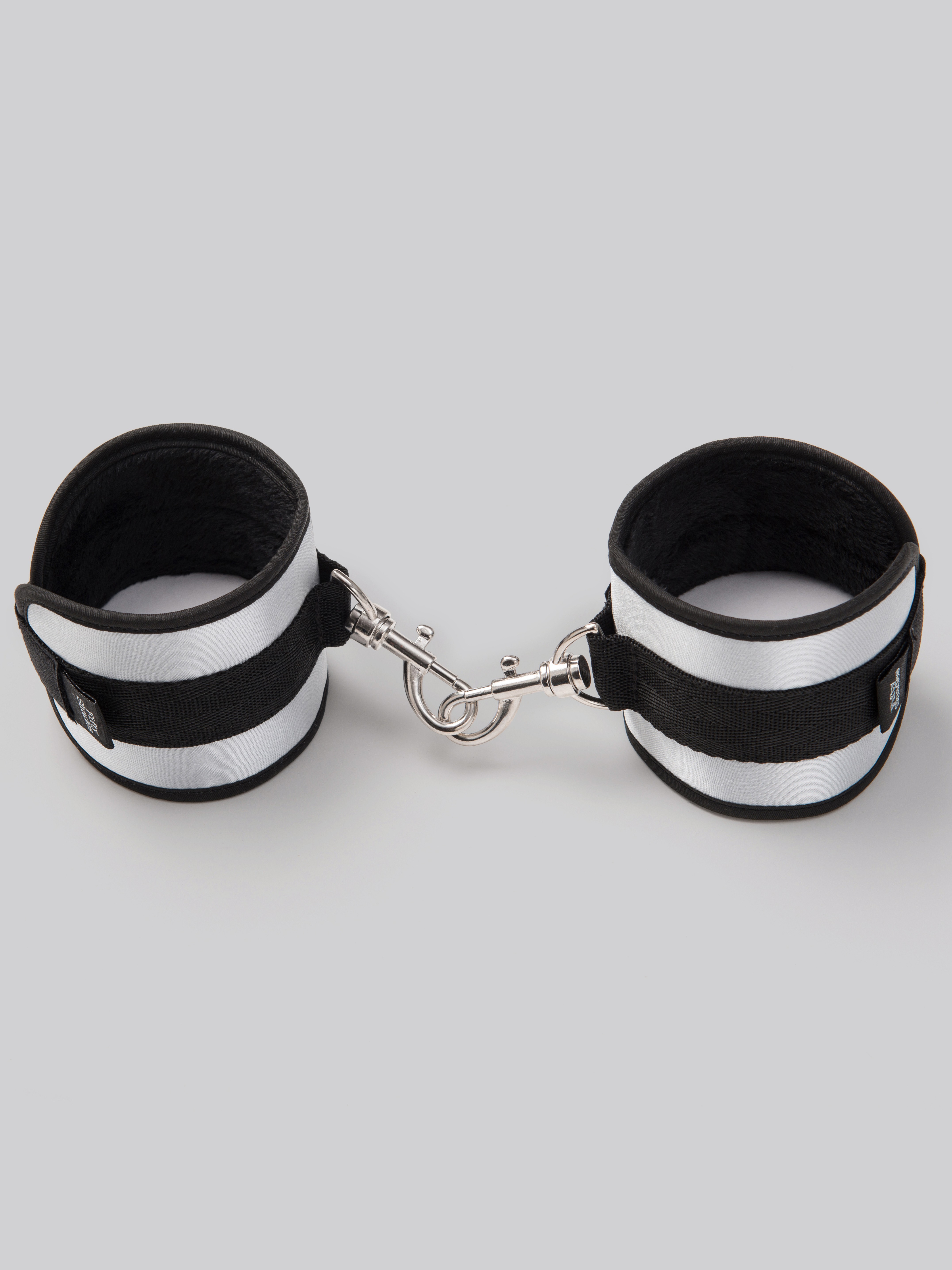 Fifty Shades of Grey Totally His Soft Handcuffs, Silver, hi-res