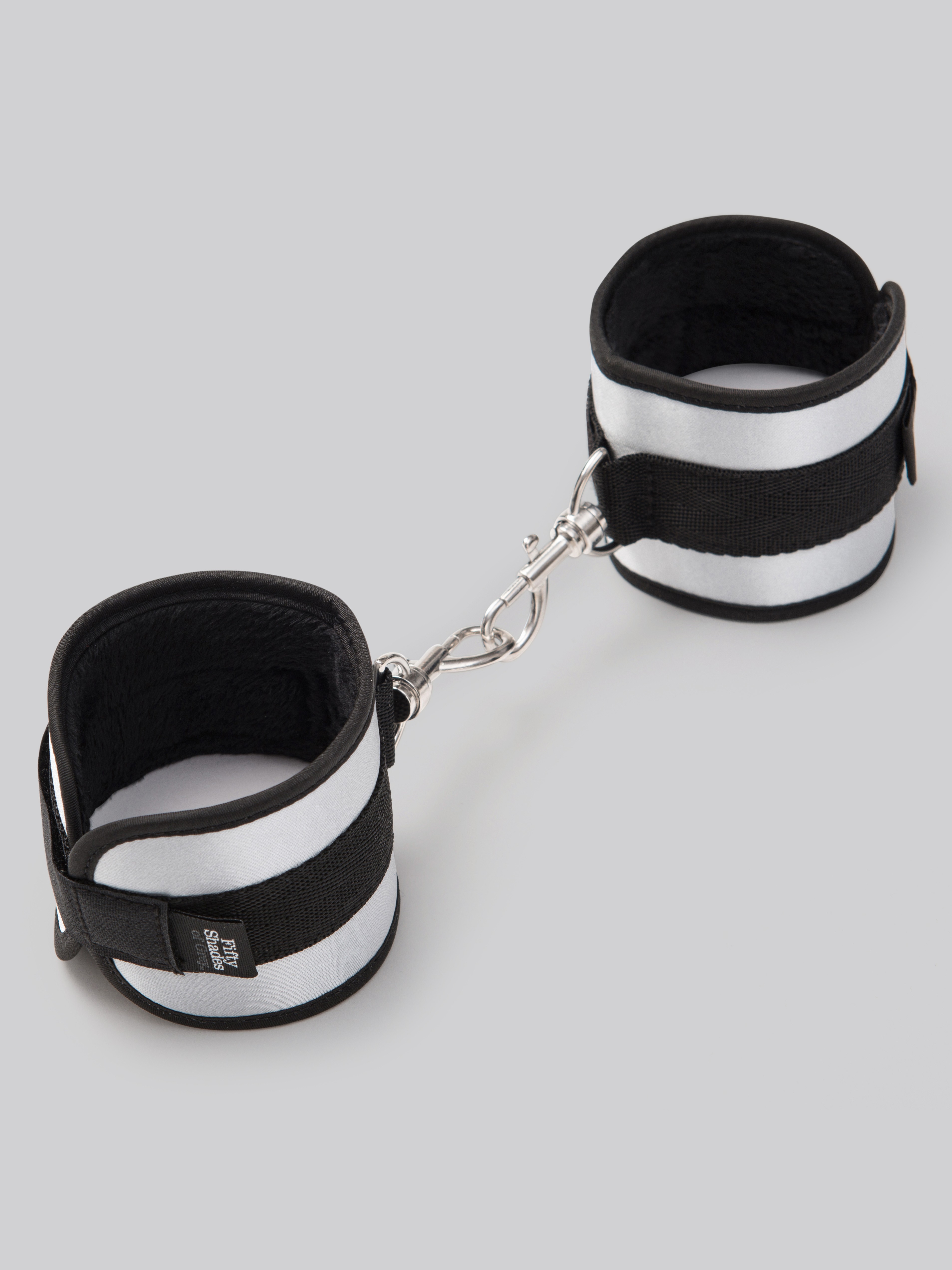 Fifty Shades of Grey Totally His Soft Handcuffs, Silver, hi-res