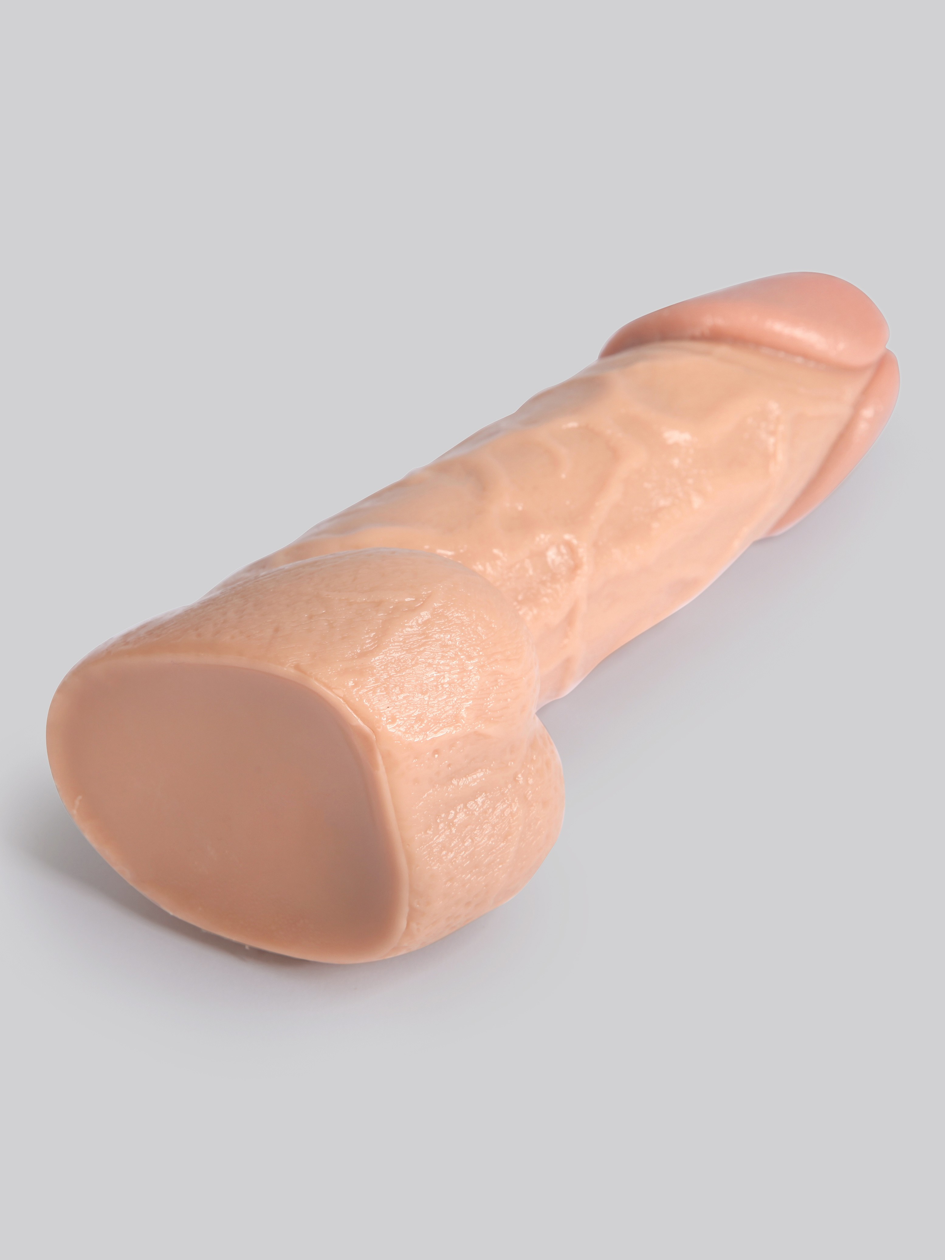 BASICS Extra Girthy Realistic Dildo 7 Inch, Flesh Pink, hi-res