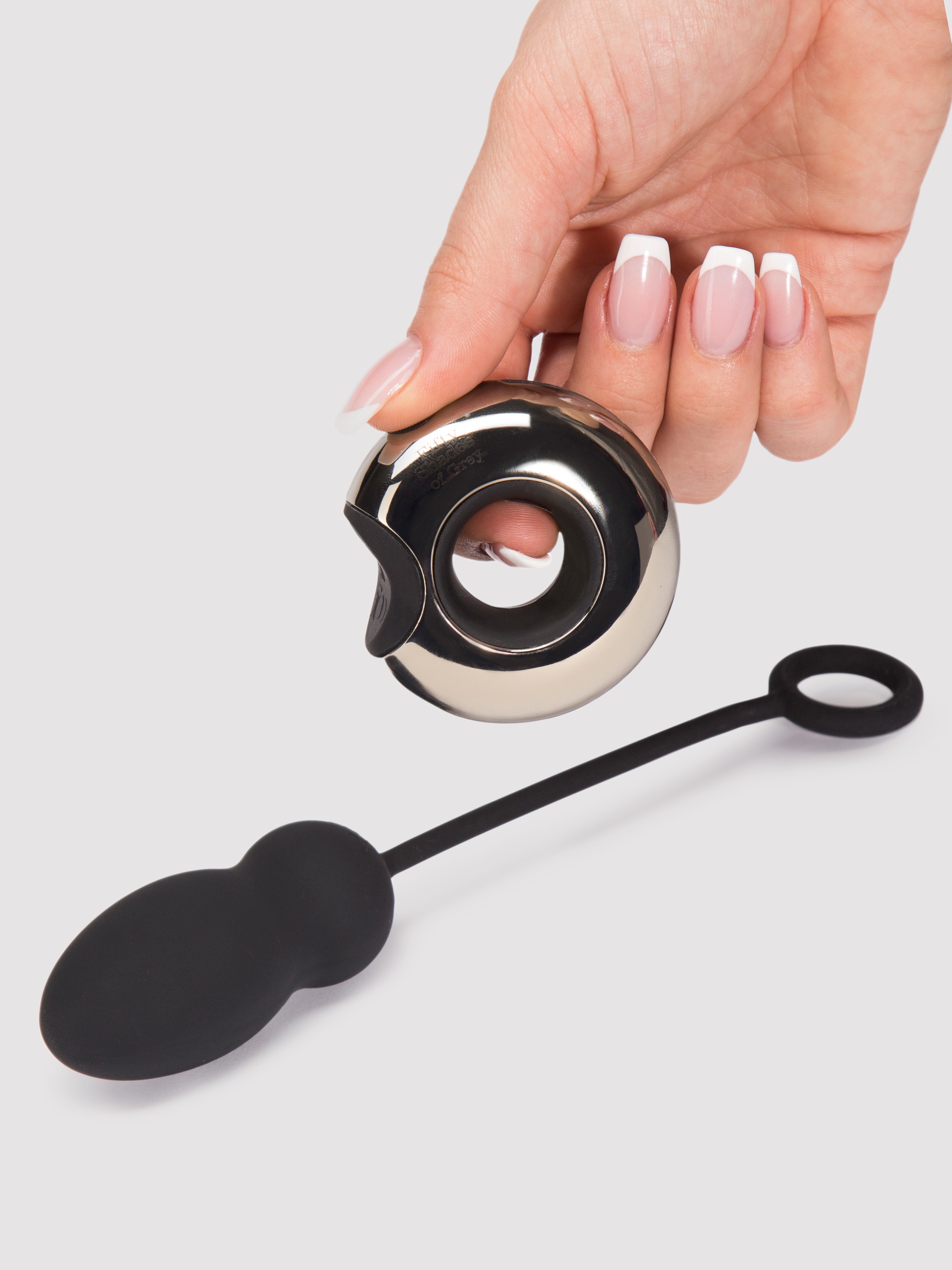 Fifty Shades of Grey Relentless Vibrations Remote Control Egg, Black, hi-res