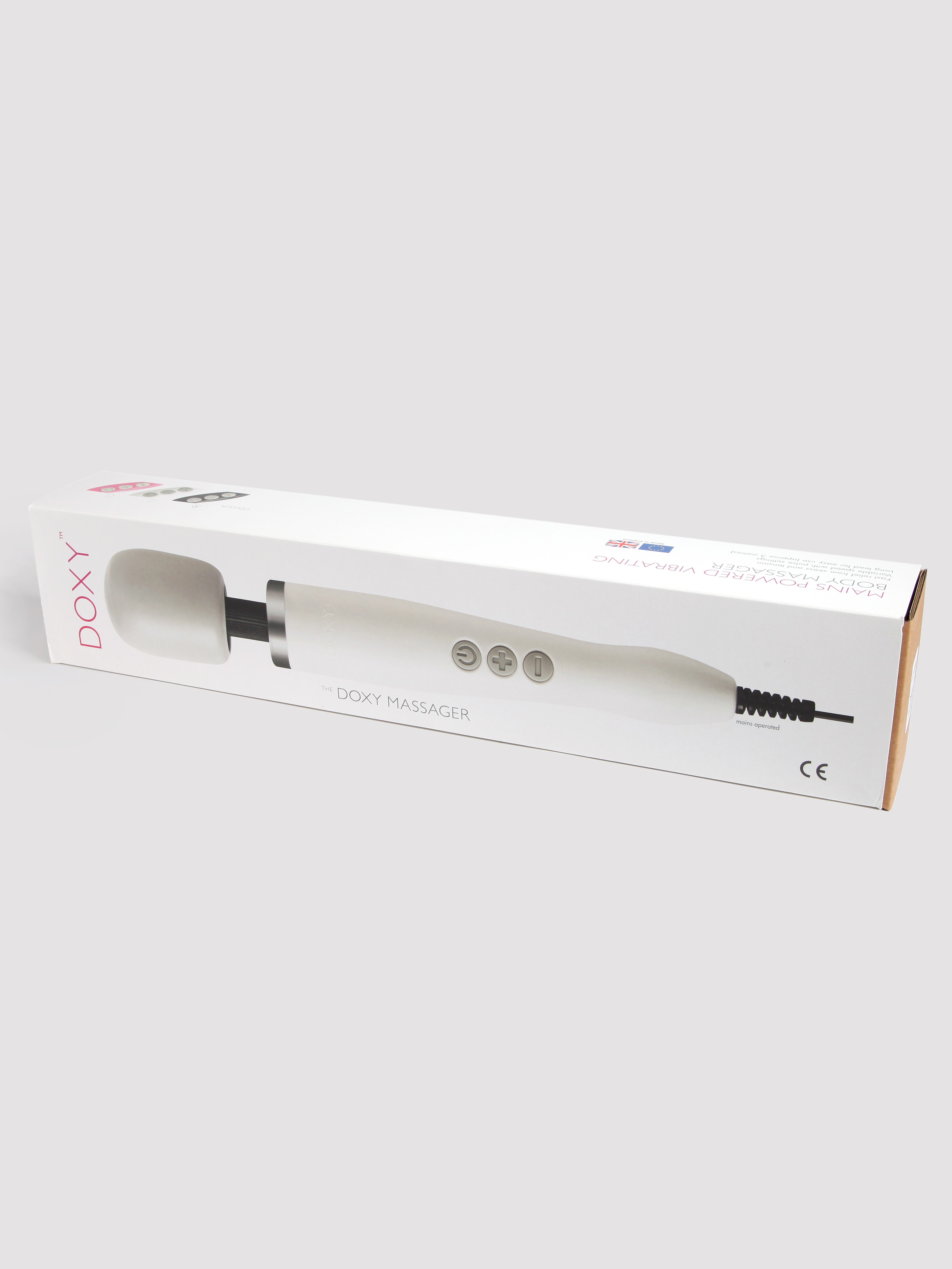 Doxy Extra Powerful Wand Massager , Black, hi-res