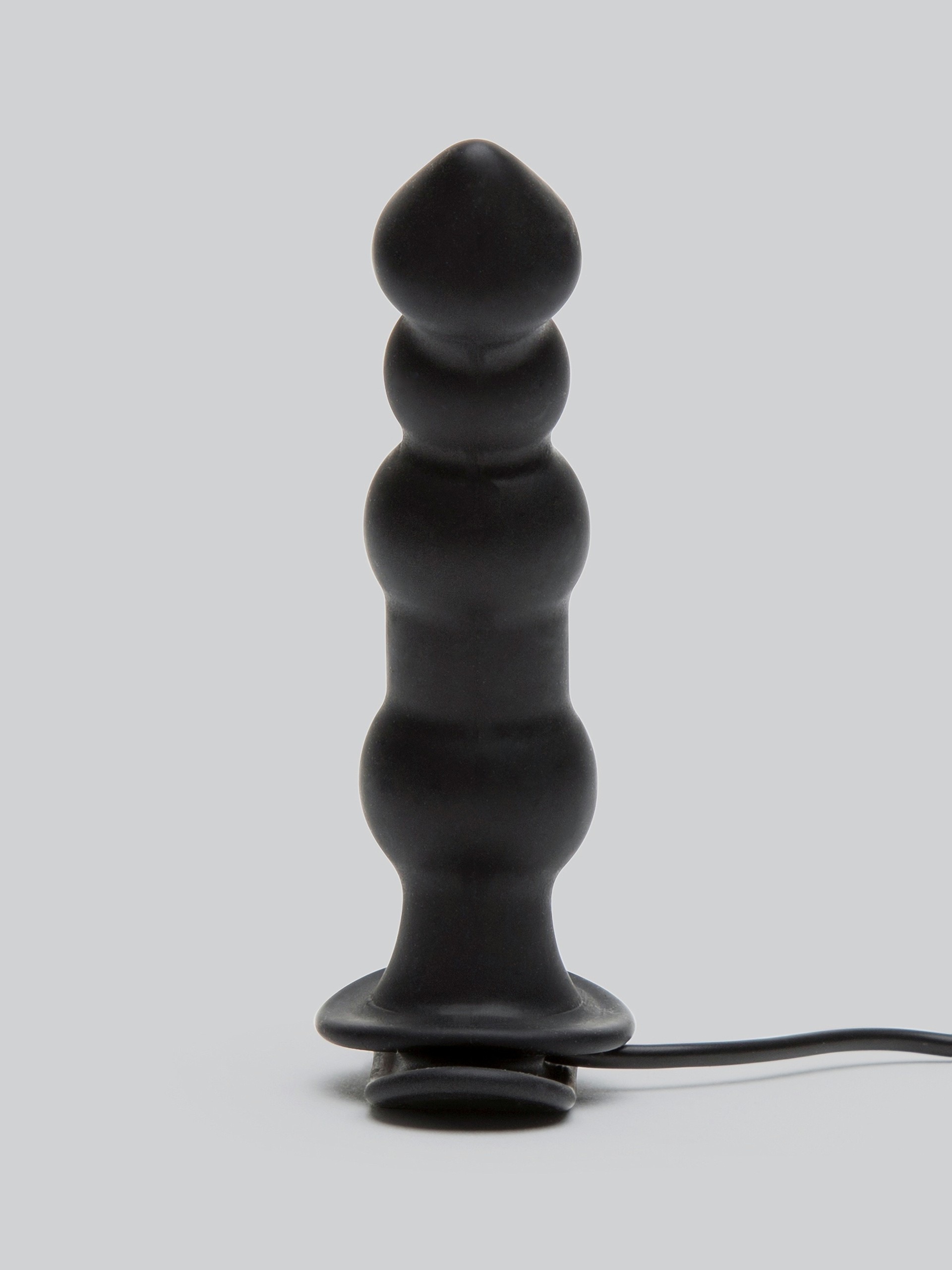 Dash 10 Function Silicone Vibrating Butt Plug 4 Inch, Black, hi-res