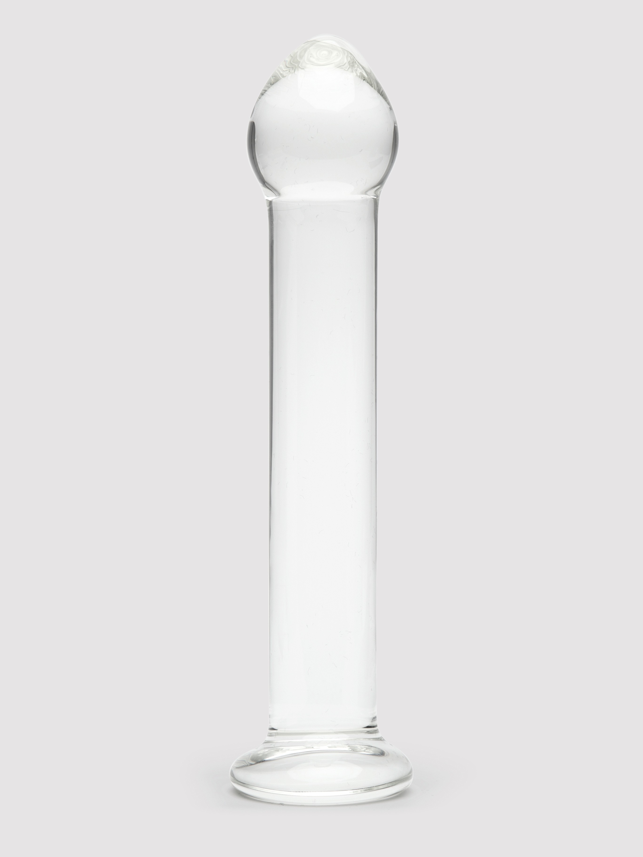 Lovehoney Curved G-Spot Sensual Glass Dildo, Clear, hi-res