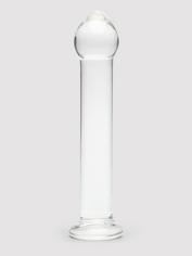Lovehoney Curved G-Spot Sensual Glass Dildo, Clear, hi-res