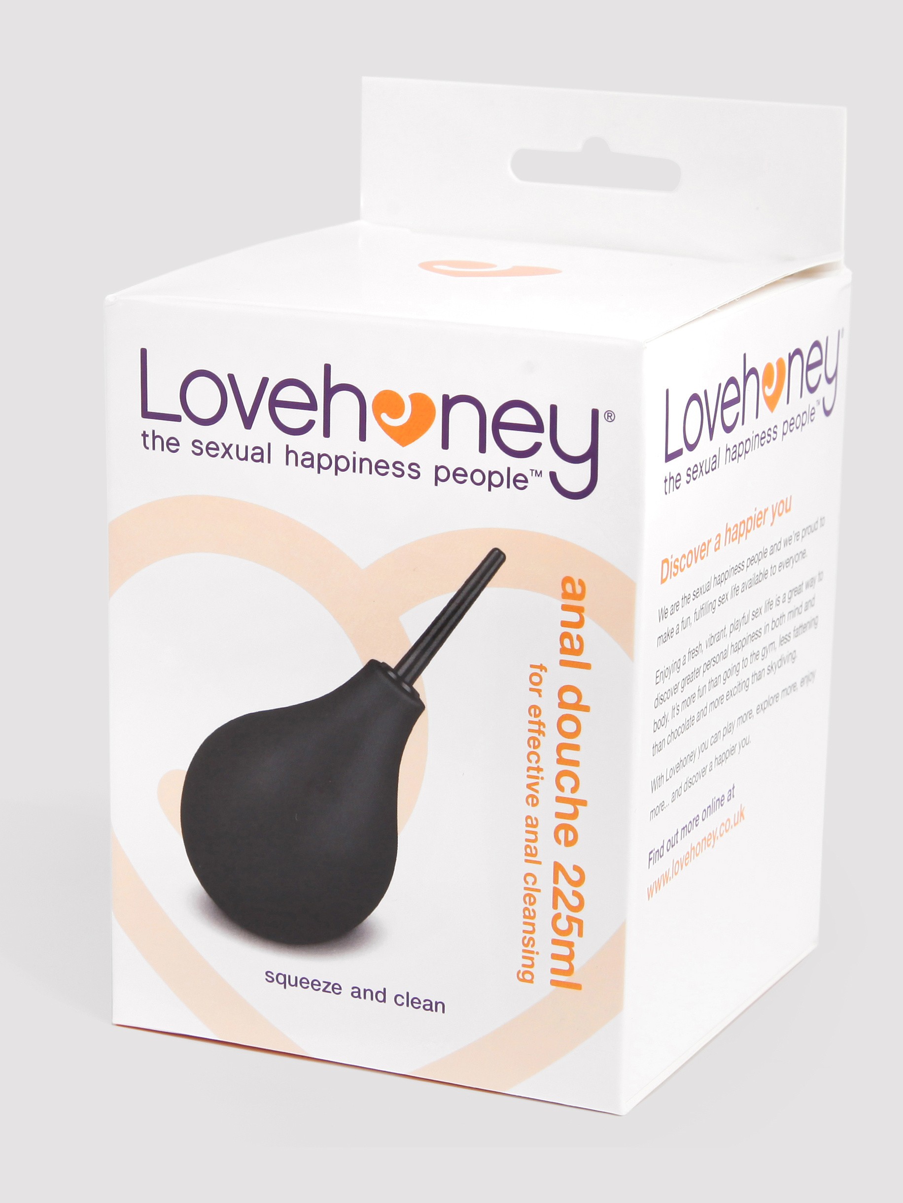 Lovehoney Anal Douche 7.6 fl. oz, Black, hi-res