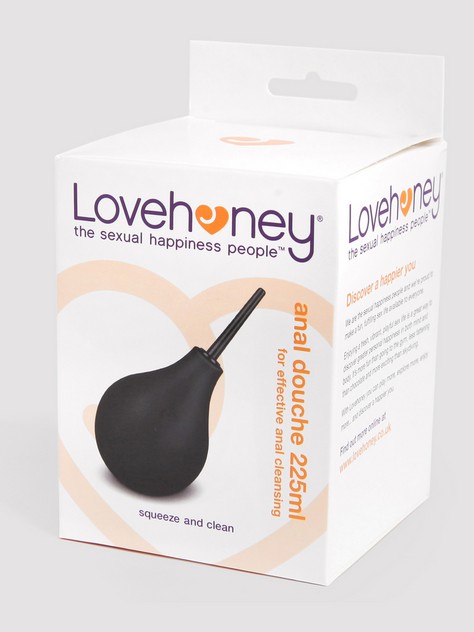 Lovehoney Anal Douche 7.6 fl. oz, Black, hi-res