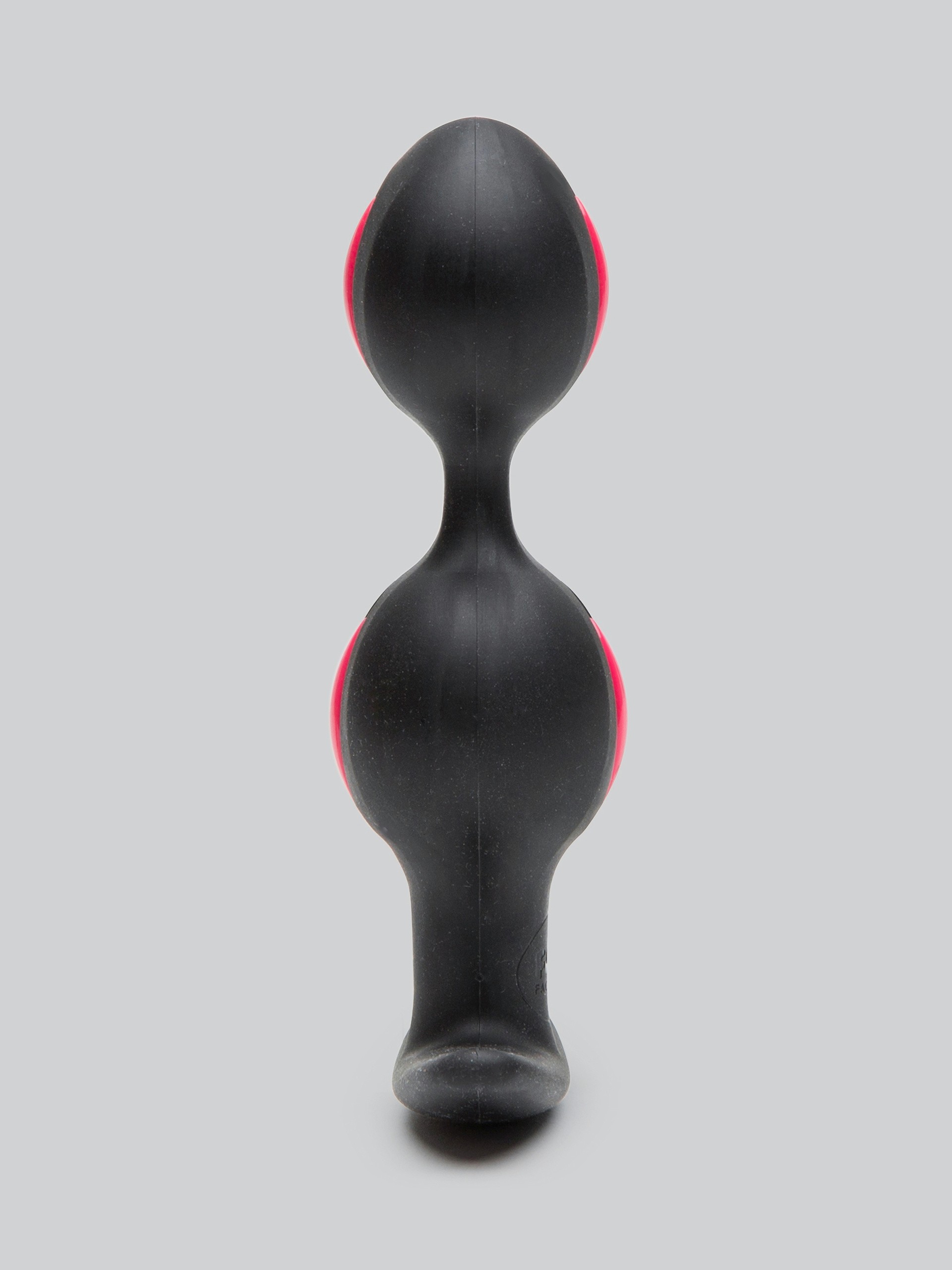 Fun Factory B Balls Duo Silicone Intermediate Butt Plug with Jiggle Balls, Black, hi-res
