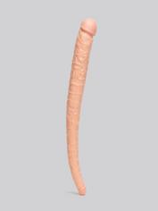Hoodlum Tapered Double Penetration Realistic Double-Ended Dildo 22 Inch, Flesh Pink, hi-res