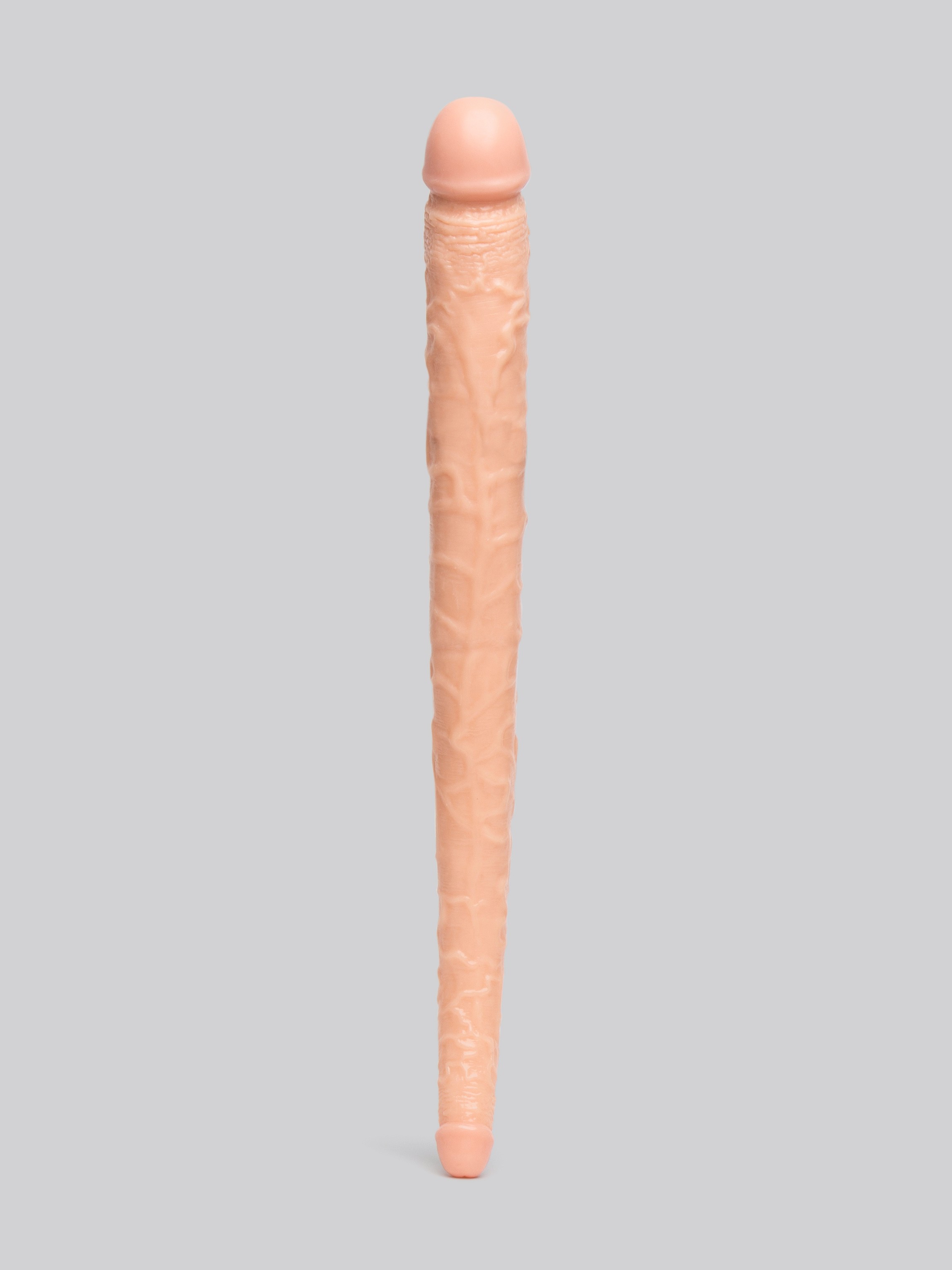 Hoodlum Tapered Double Penetration Realistic Double-Ended Dildo 22 Inch, Flesh Pink, hi-res