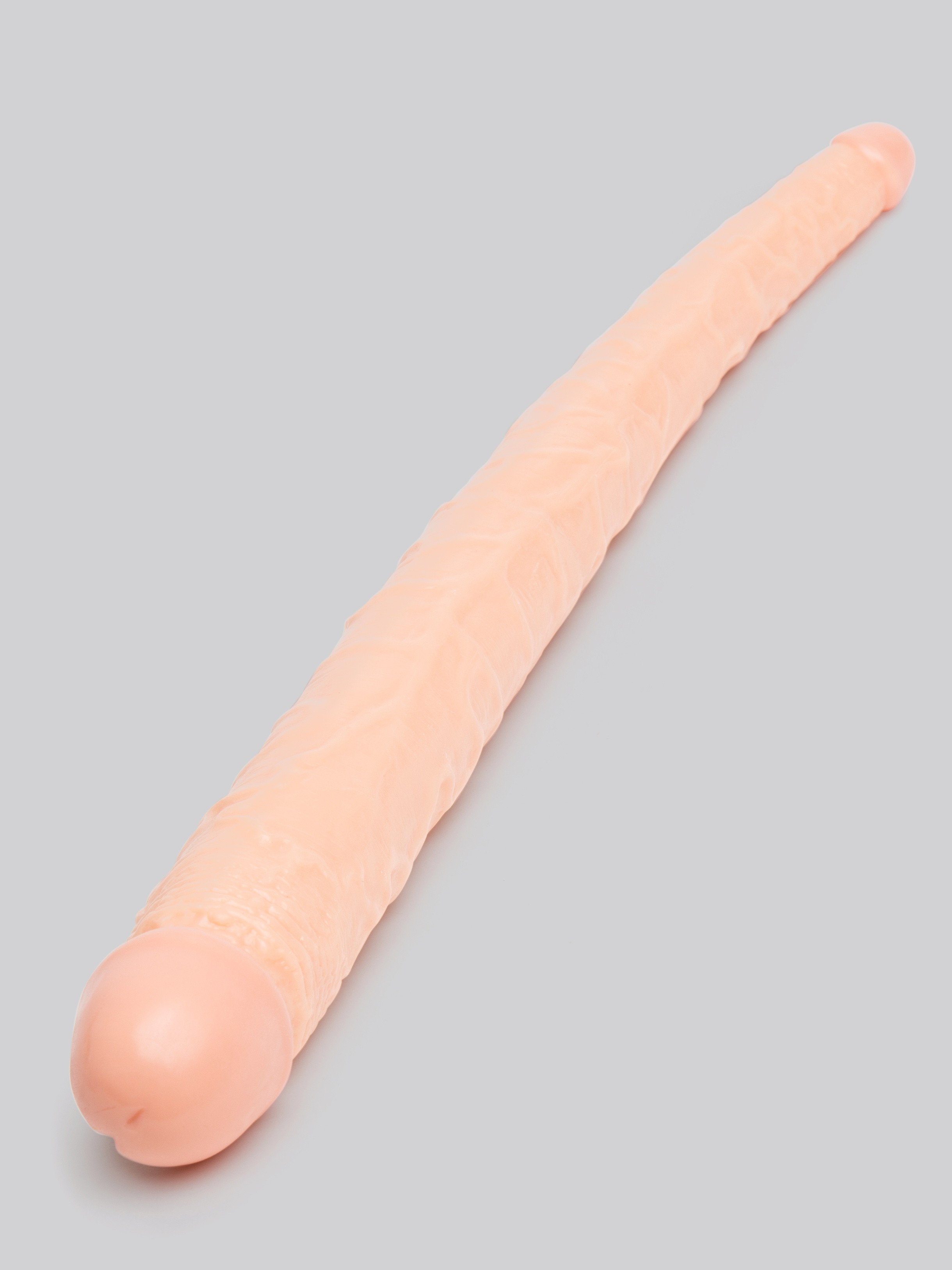Hoodlum Tapered Double Penetration Realistic Double-Ended Dildo 22 Inch, Flesh Pink, hi-res