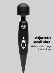 Lovehoney Extra Powerful Multispeed Plug In Massage Wand Vibrator, Black, hi-res