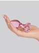 Icicles No 48 Medium Glass Flower Butt Plug 3 Inch, Pink, hi-res