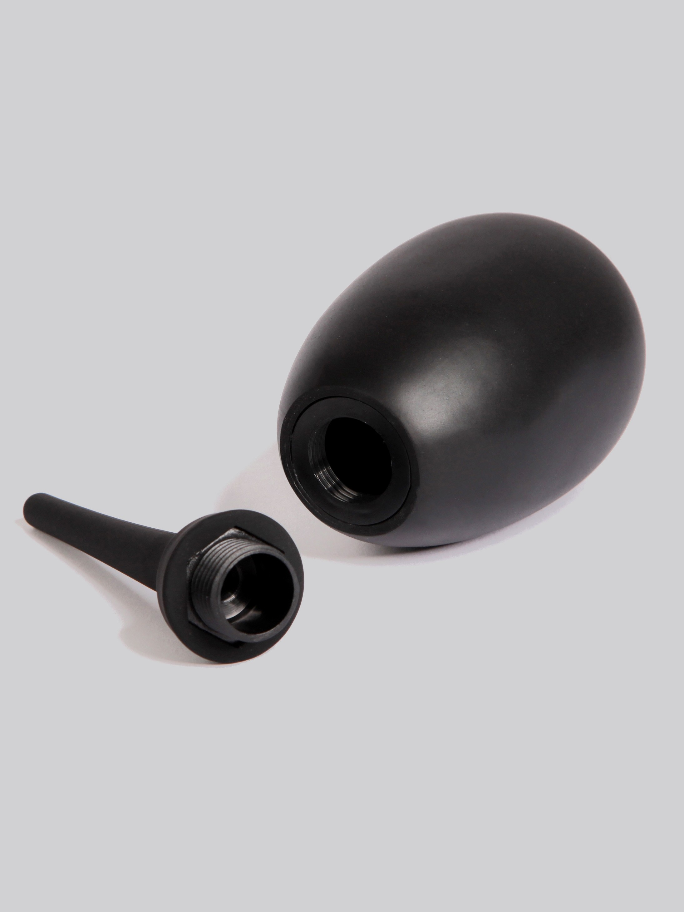 Lovehoney Flexible Tip Anal Douche 160ml, Black, hi-res