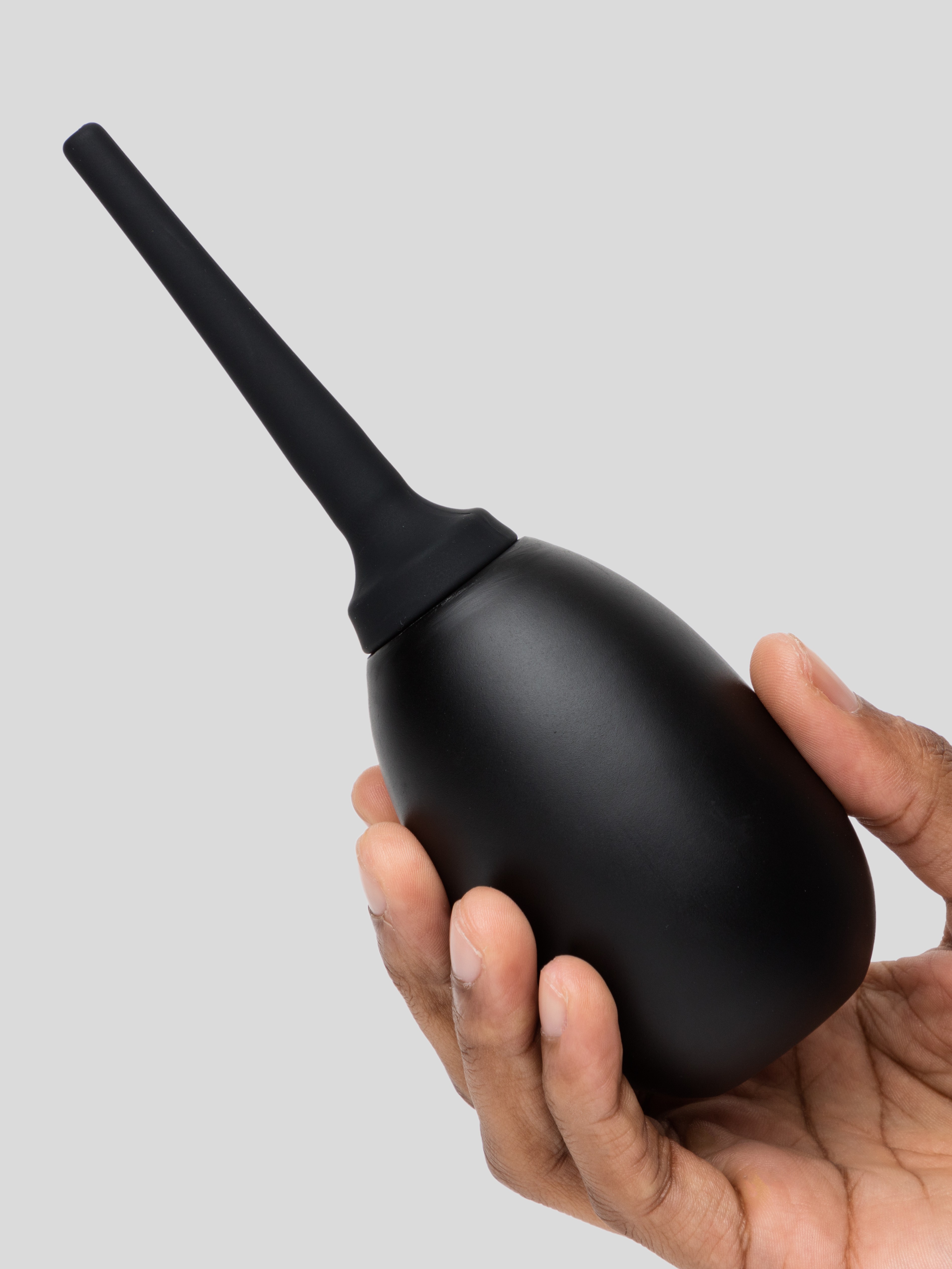 Lovehoney Flexible Tip Anal Douche 160ml, Black, hi-res