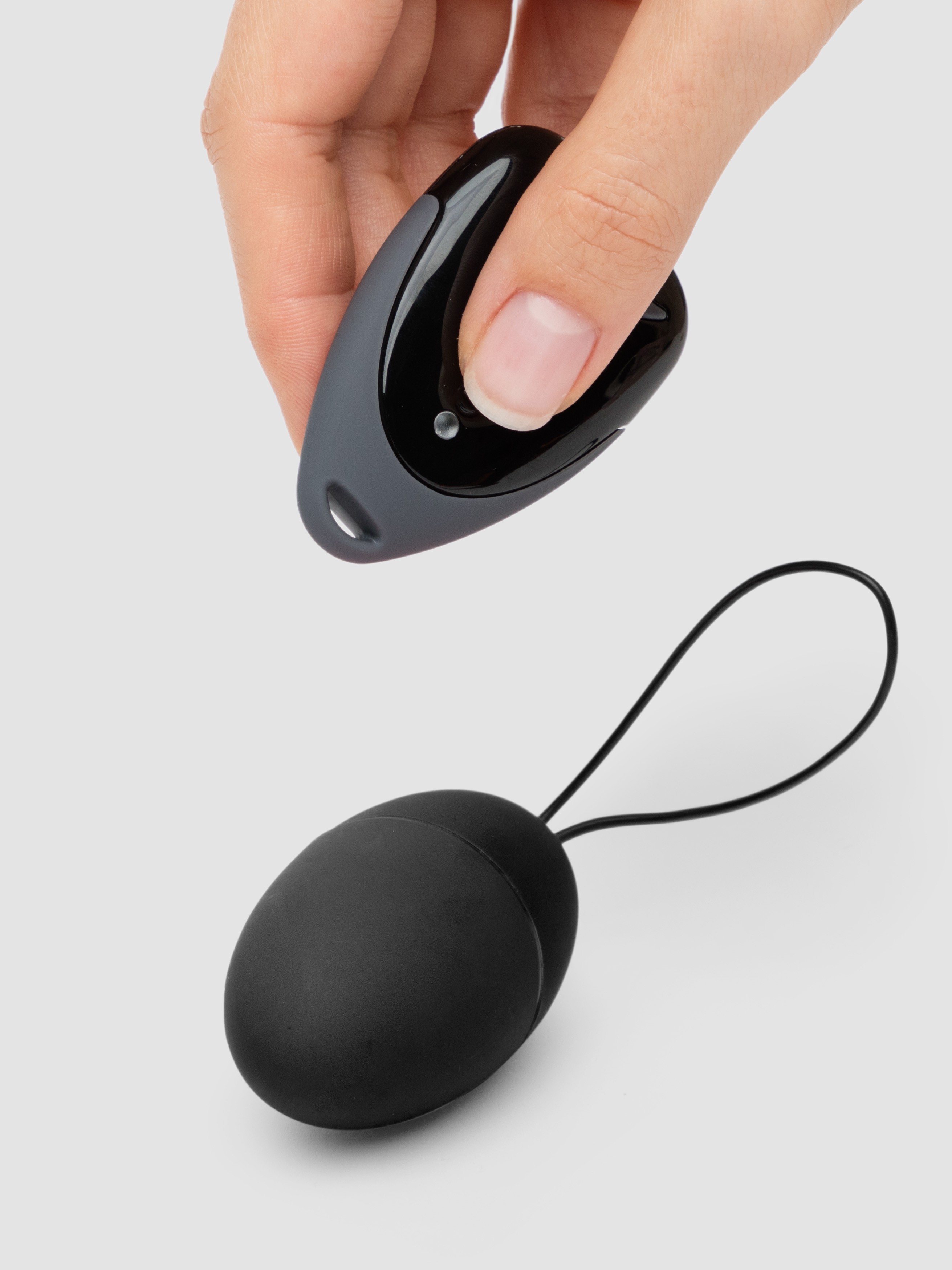 Alive 10 Function Remote Control Vibrating Love Egg, Black, hi-res