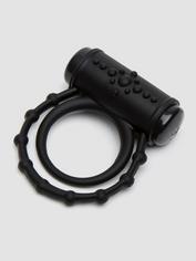 Tracey Cox Supersex Rechargeable Vibrating Love Ring, Black, hi-res