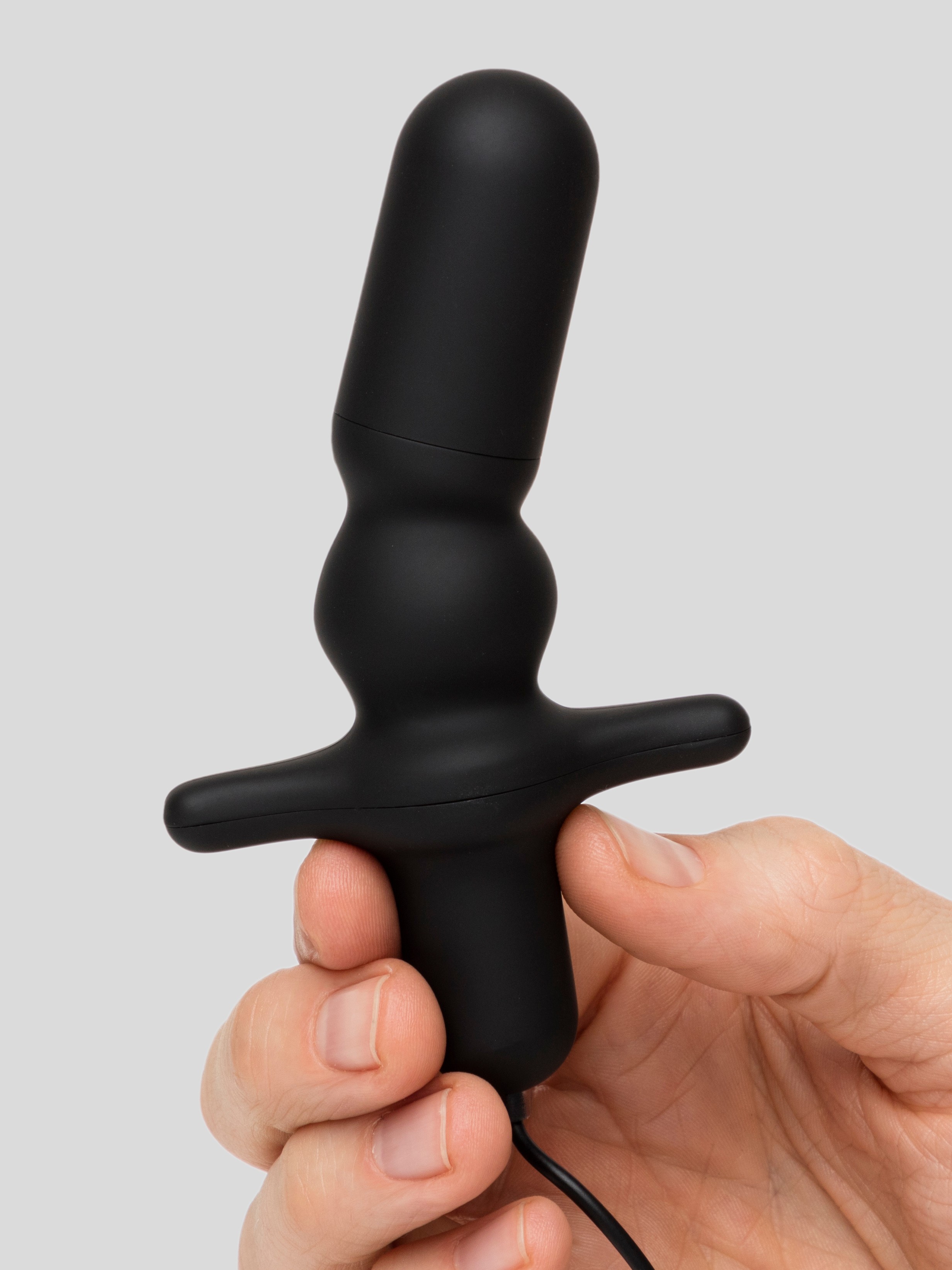 Tracey Cox Supersex Vibrating Butt Plug 3 Inch, Black, hi-res