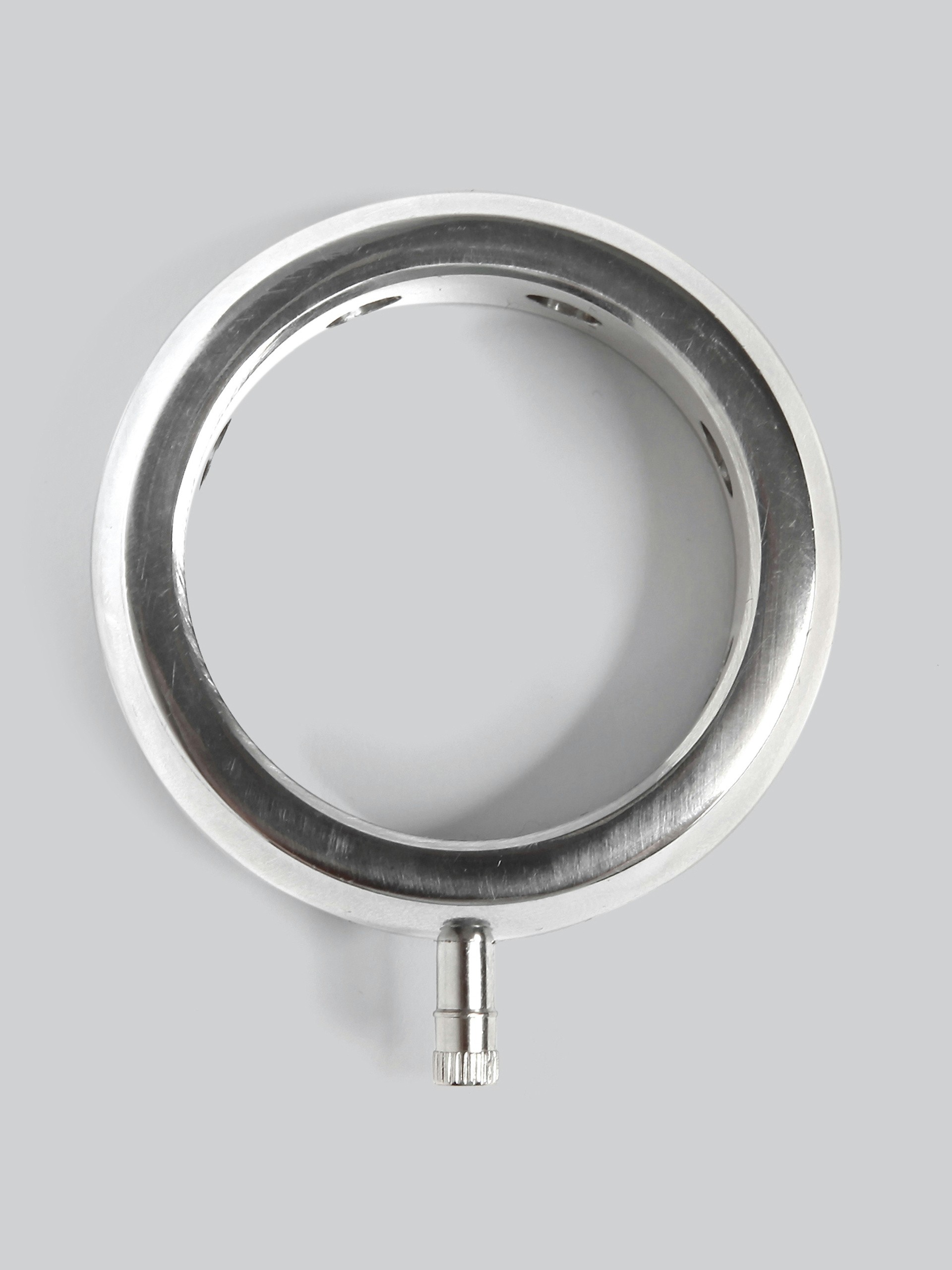 ElectraStim Uni-Polar Electrosex 1.4 Inch Prestige Cock Ring, Silver, hi-res