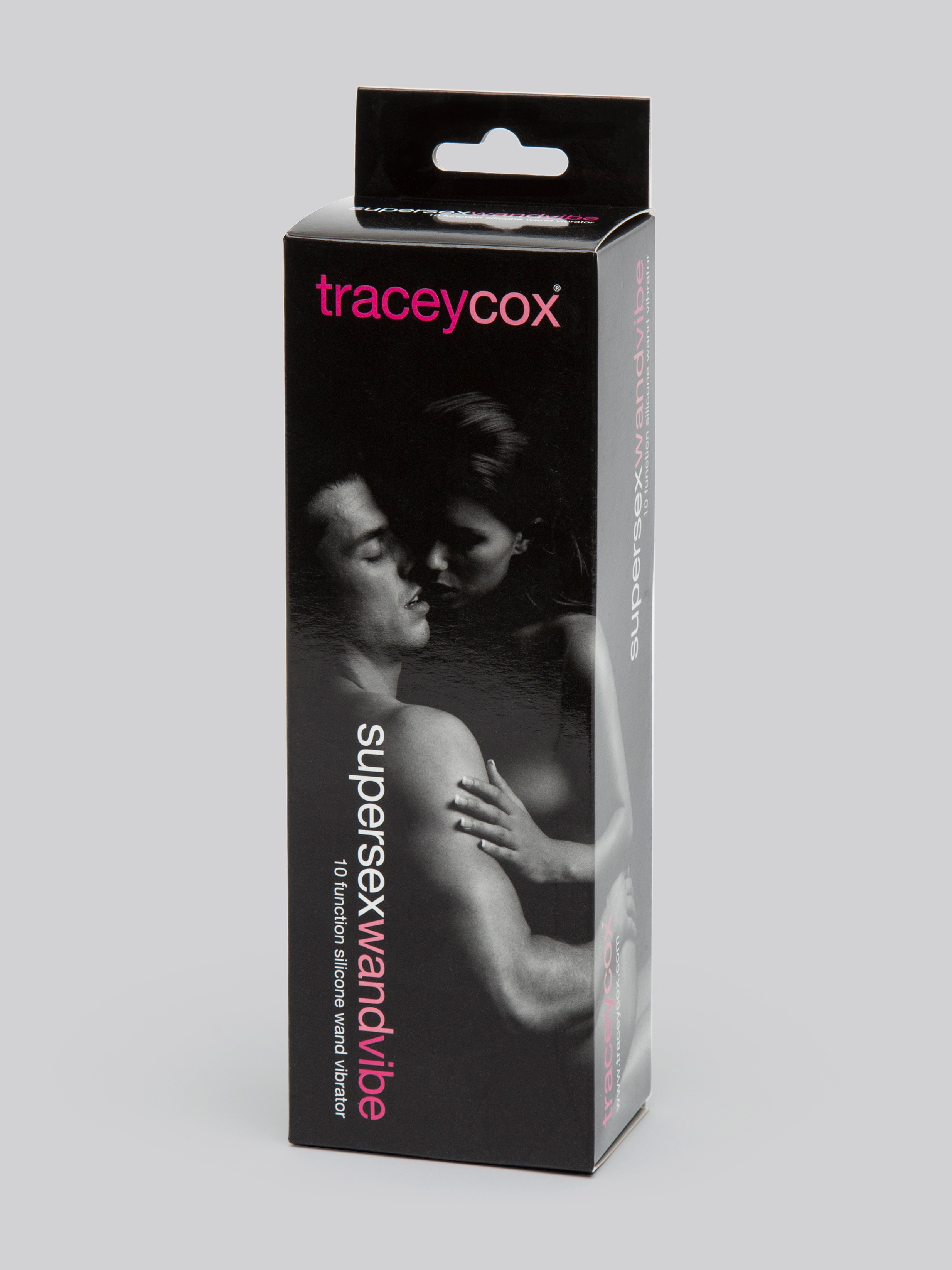 Tracey Cox Supersex 10 Function Silicone Wand Vibrator, Black, hi-res